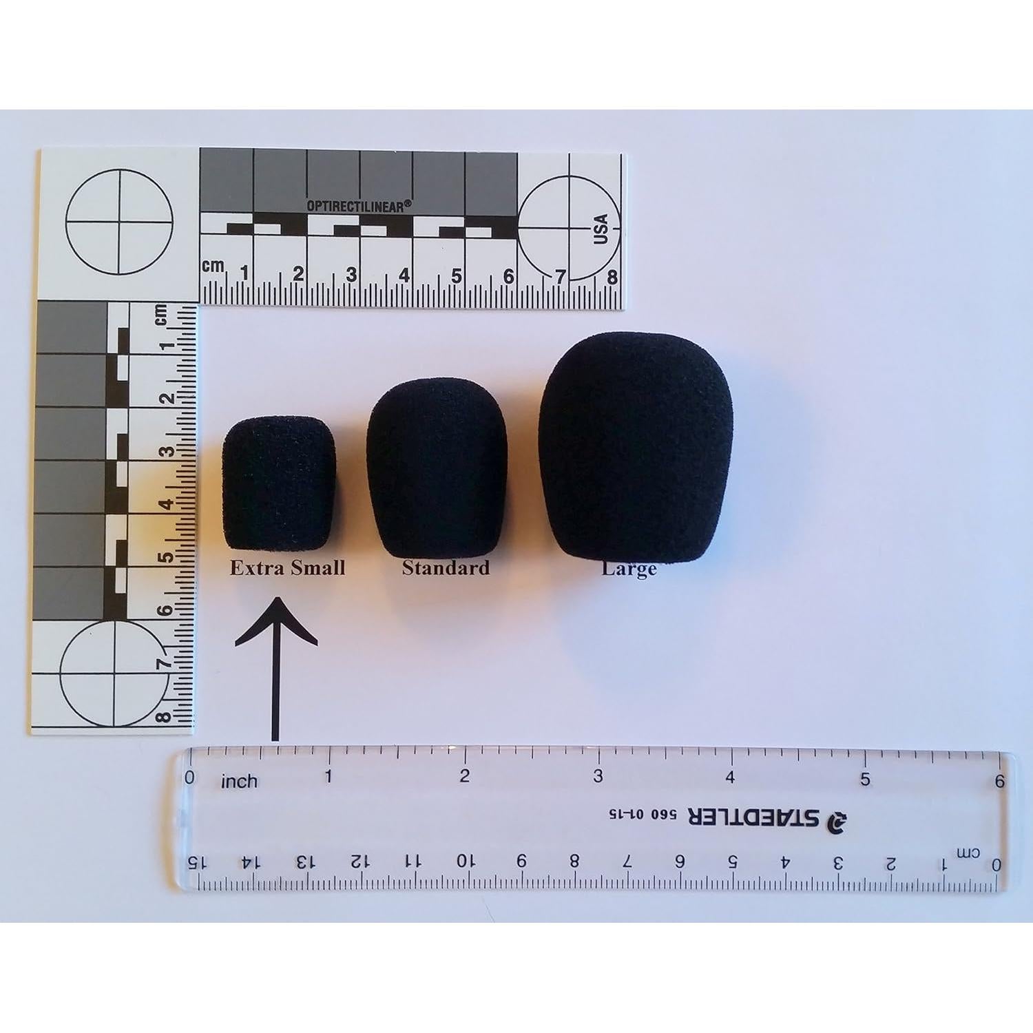 Filtros de Viento para Micrófonos Lavalier - Paquete de 6 Negro