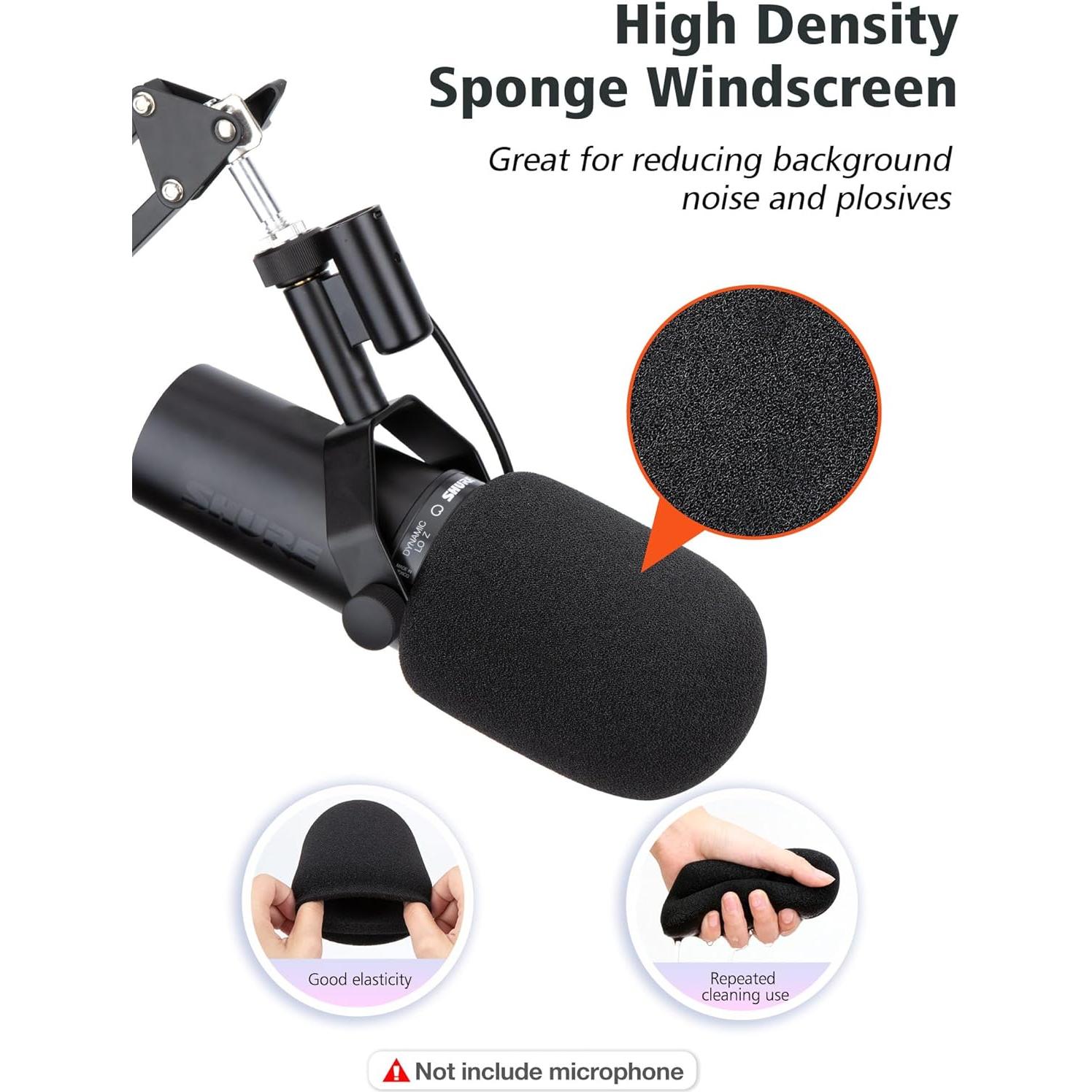 Funda de Micrófono SUNMON para Shure SM7dB - Filtro Pop