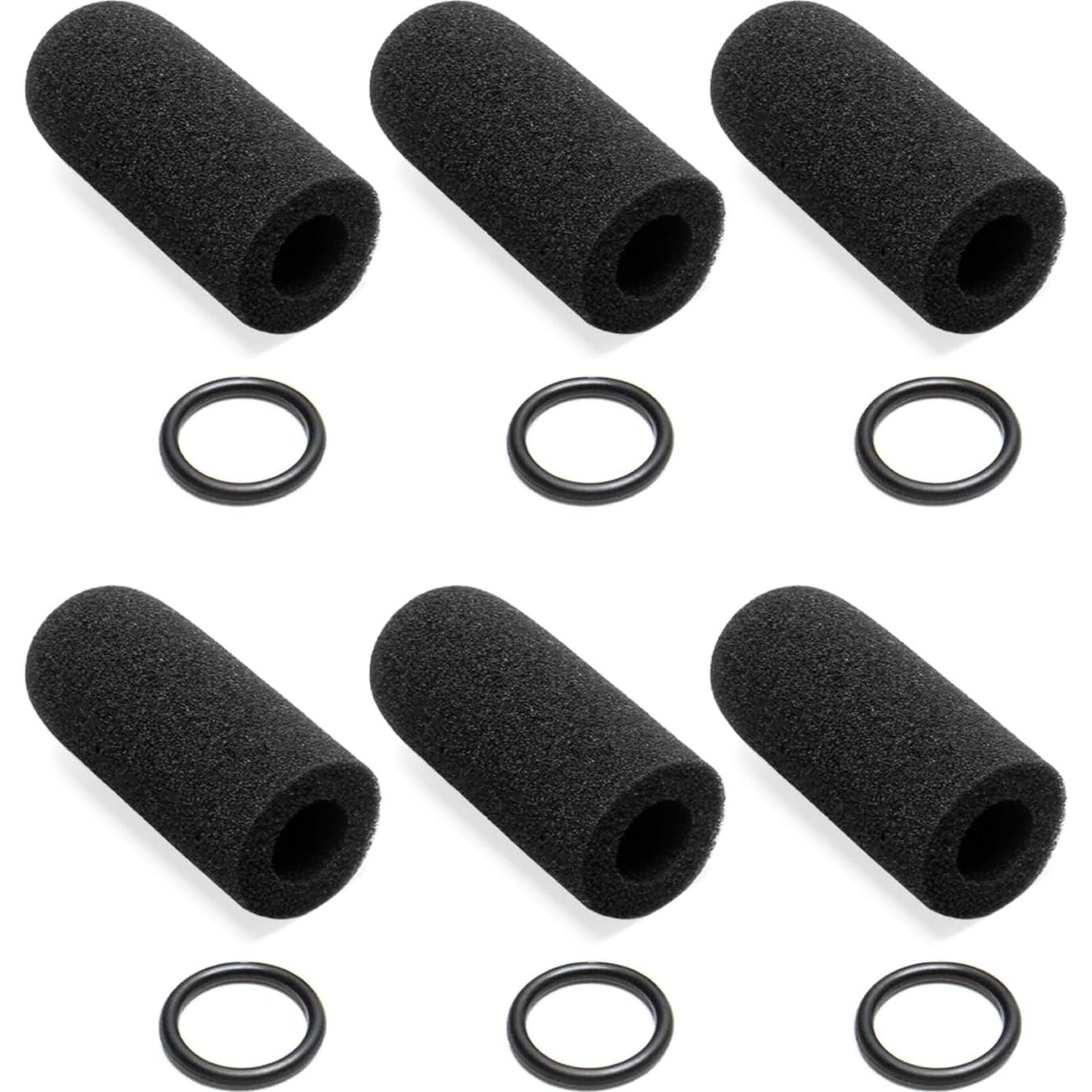 Kit de Cubiertas de Micrófono David Clark - 6 Paquetes Espuma