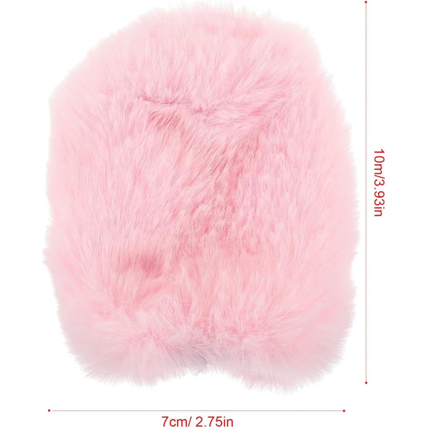 Funda Peluda para Micrófono Vaguelly Rosa - Parabrisas Antiviento