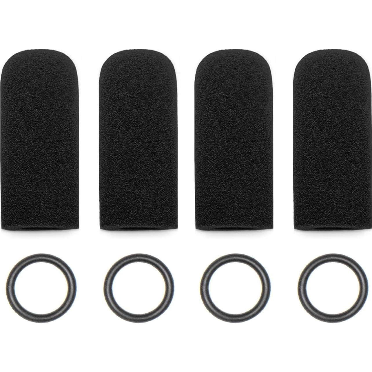 Cubiertas de micrófono Voarmaks para auriculares David Clark - Kit de 4