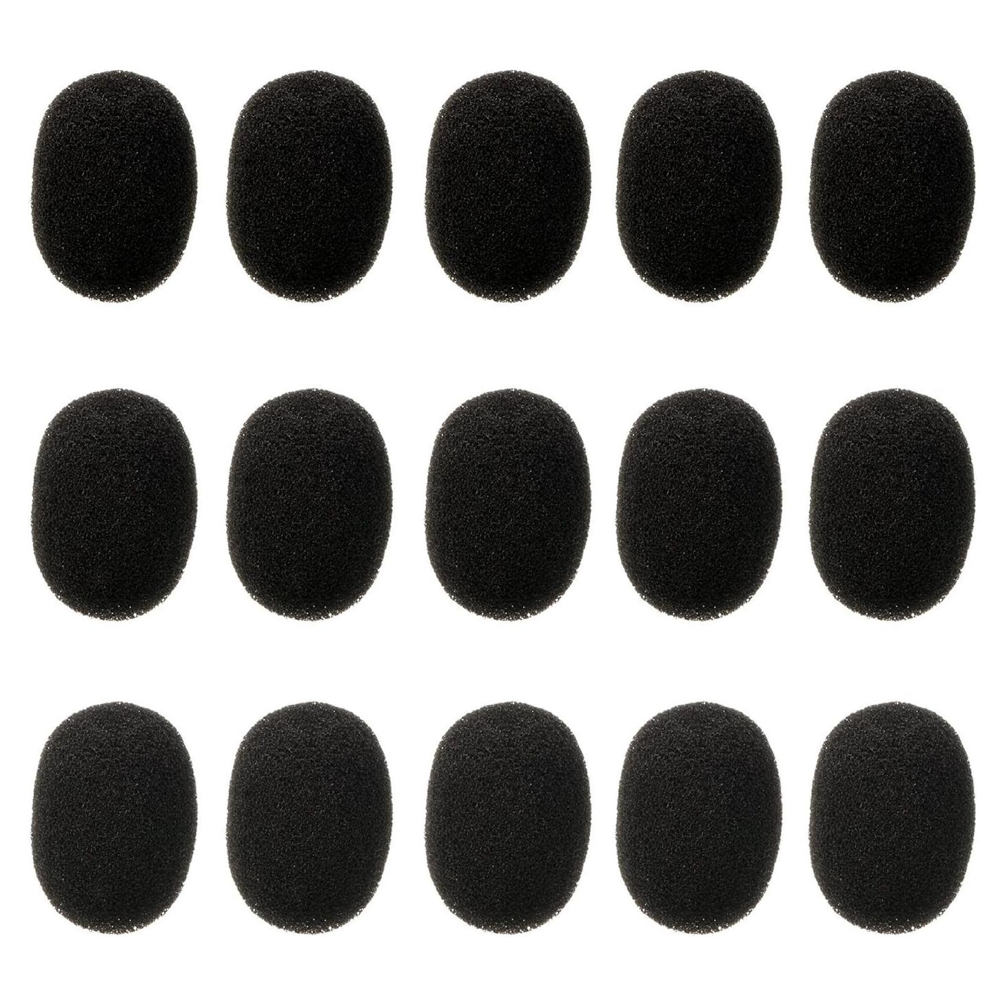 Micrófono de Solapa EBOOT con Pantallas Antiviento - 15 Piezas