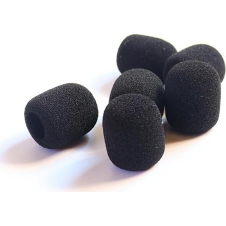 30 Cubiertas de Espuma para Micrófono de Solapa Negro