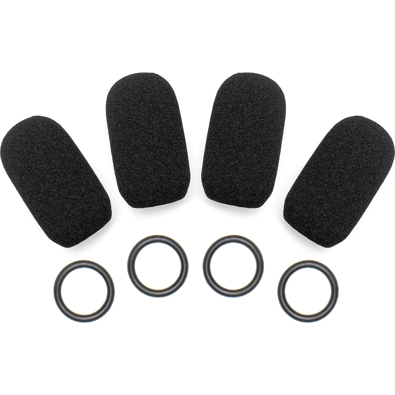 Cubiertas de Micrófono Voarmaks para Auriculares Lightspeed - 4 Piezas