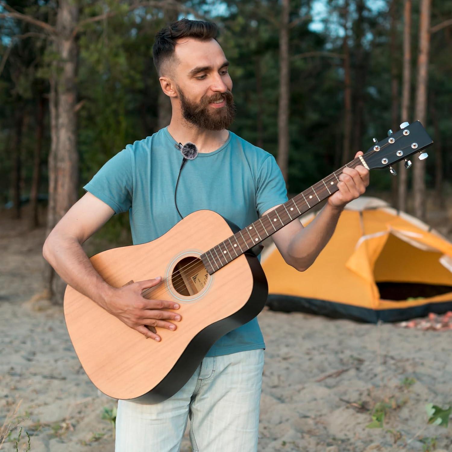 Paquete de 5 Muff de Viento para Micrófono Lavalier - Piel Sintética
