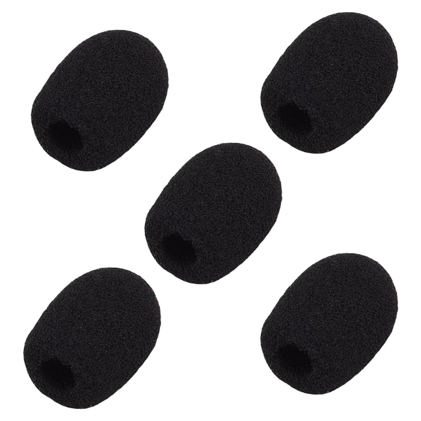 Paquete de 5 Micrófonos de Solapa Miniatura con Funda