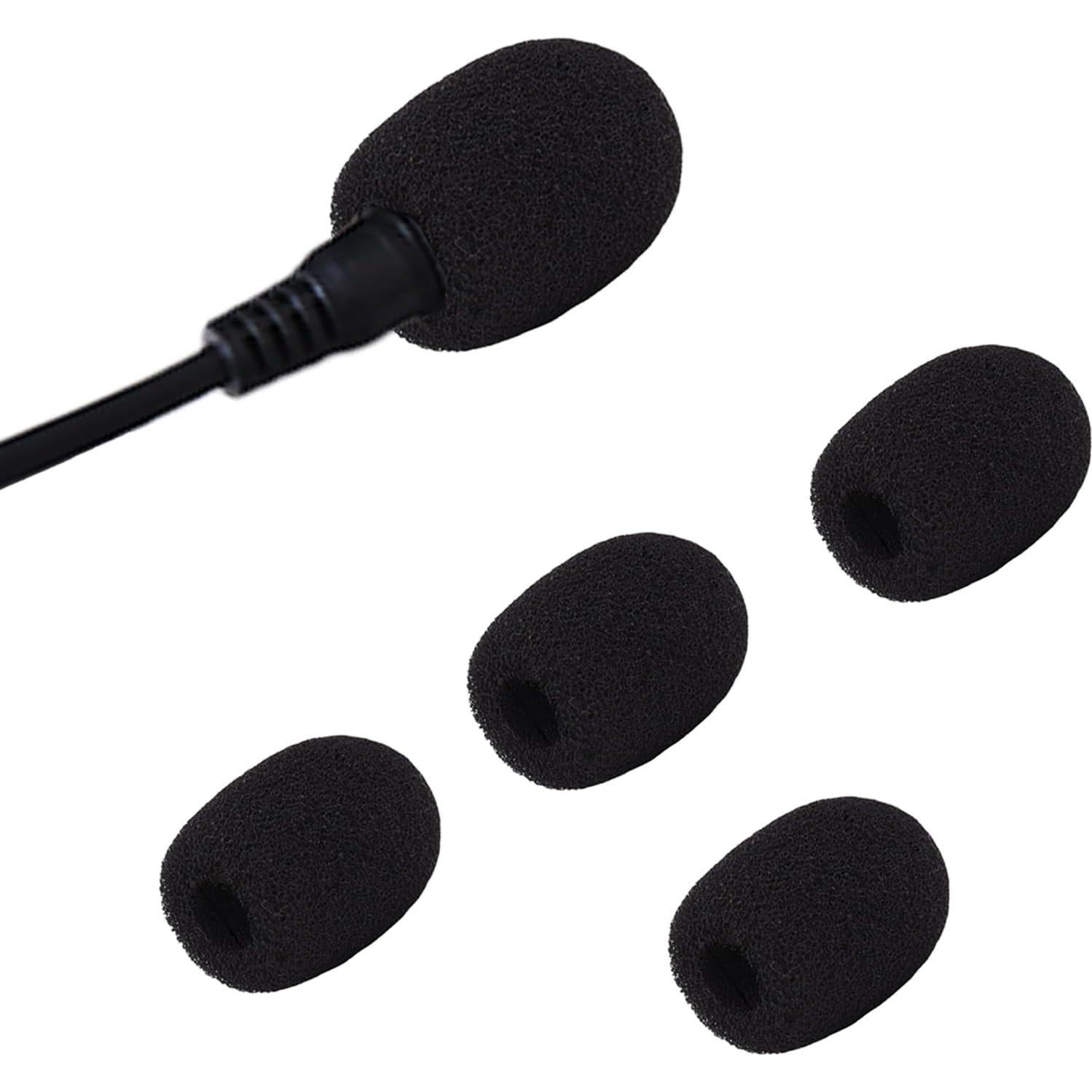 Paquete de 5 Micrófonos de Solapa Miniatura con Funda