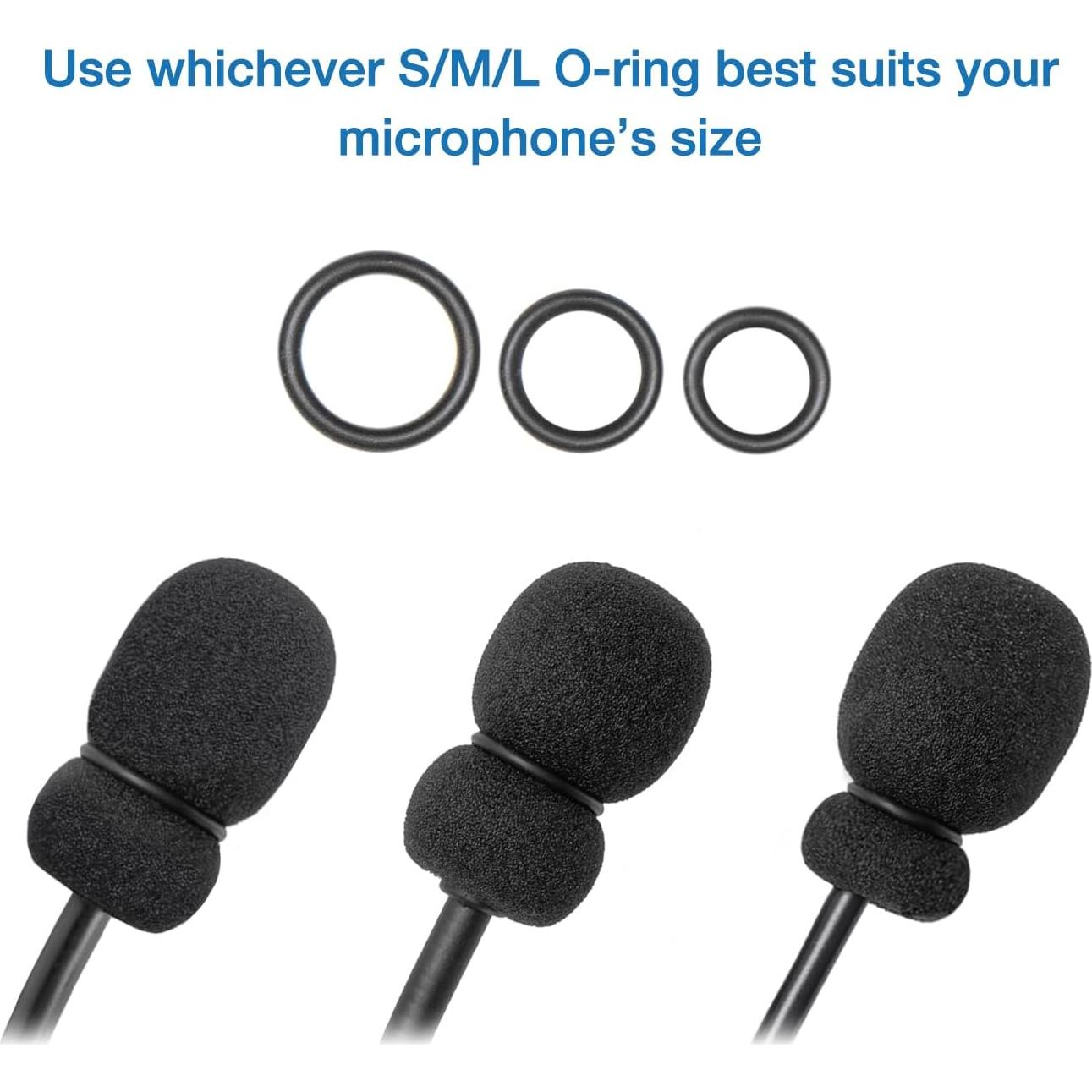 Paquete de 4 fundas de espuma para micrófono Shure SM31 FT