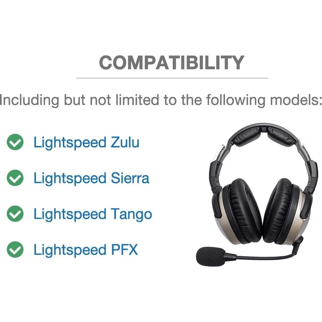 Cubiertas de Micrófono Espuma Lightspeed Zulu 3 Piezas