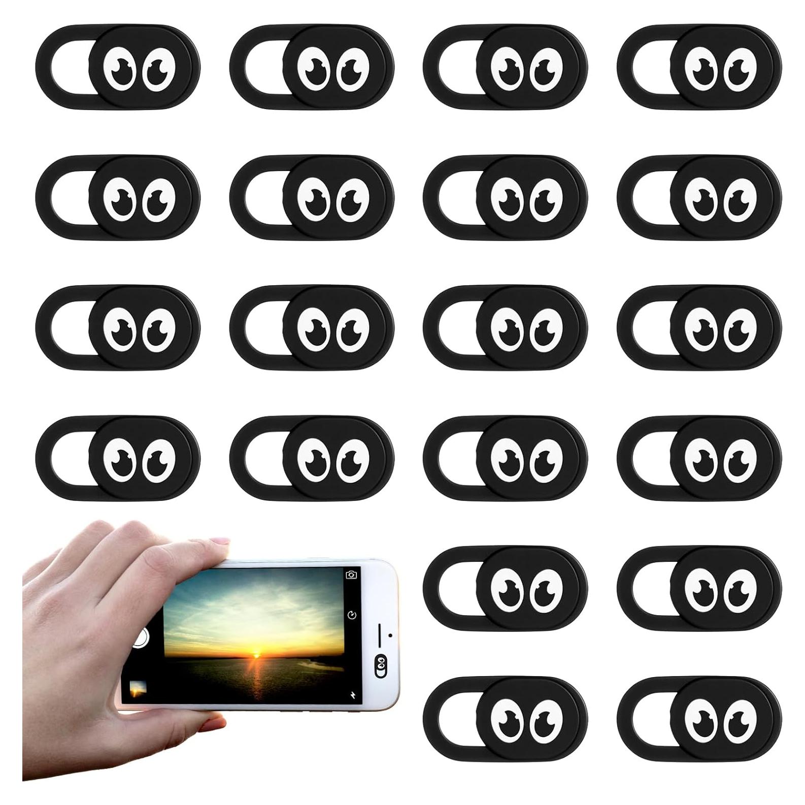 20 Cubiertas de Webcam Ultra Delgadas LXUEJIE 1.8x0.9cm