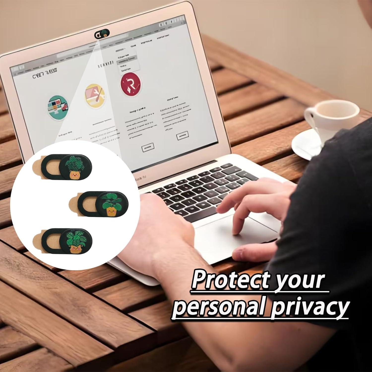 Cubierta de Privacidad Webcam Ultra Delgada Yinluluna 3 Pcs