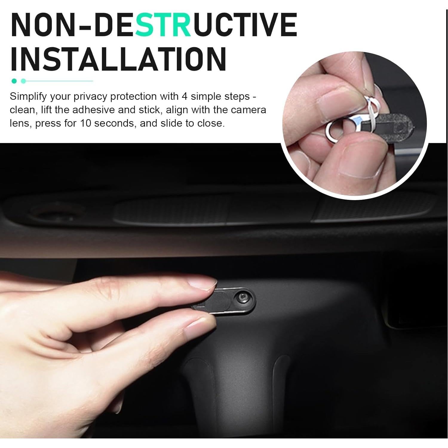 Cubierta de Cámara Privacidad Dogary para Tesla Model 3 y Y 2017-2023