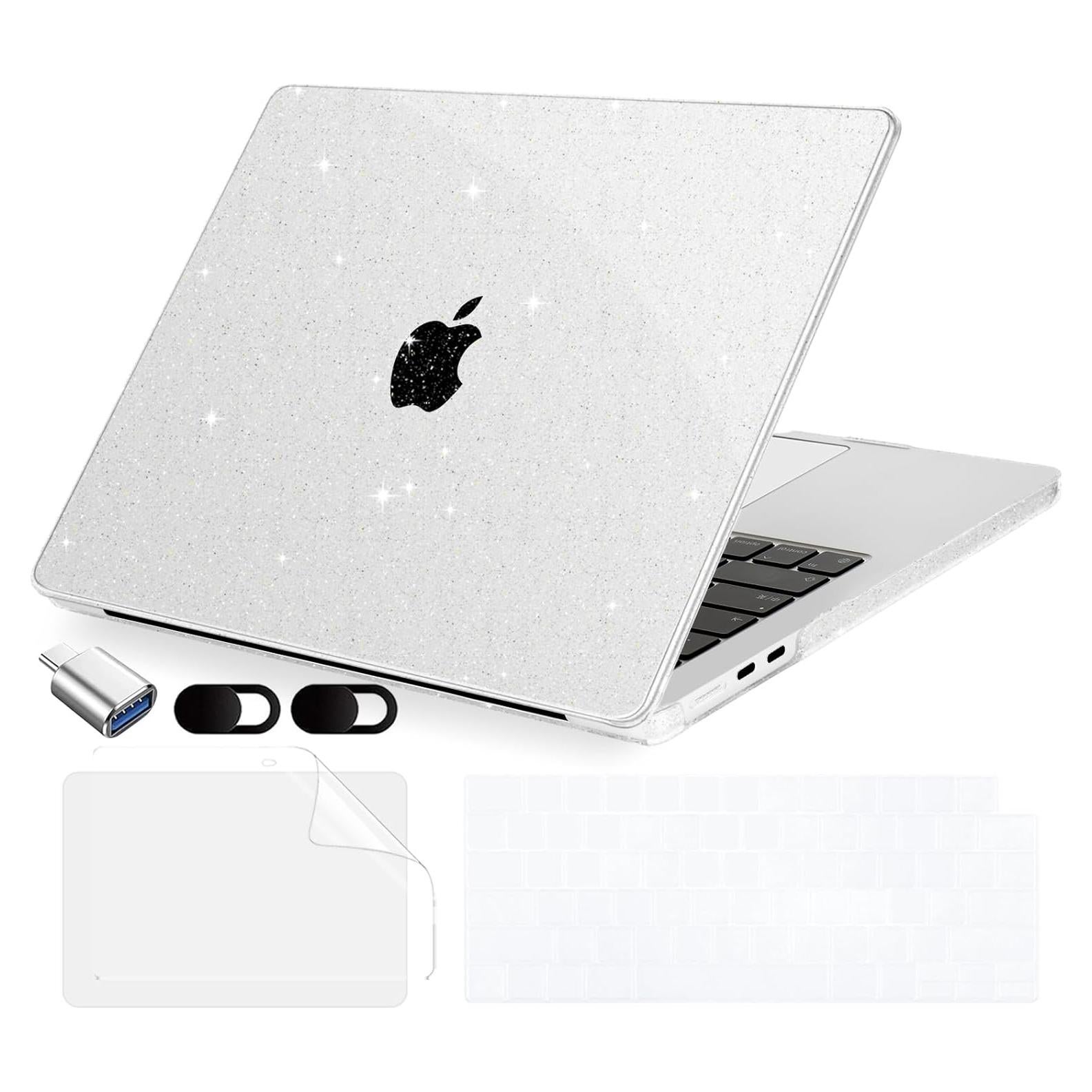 Funda MecBevia para MacBook Air 13.6" M4/M3/M2 - Transparente