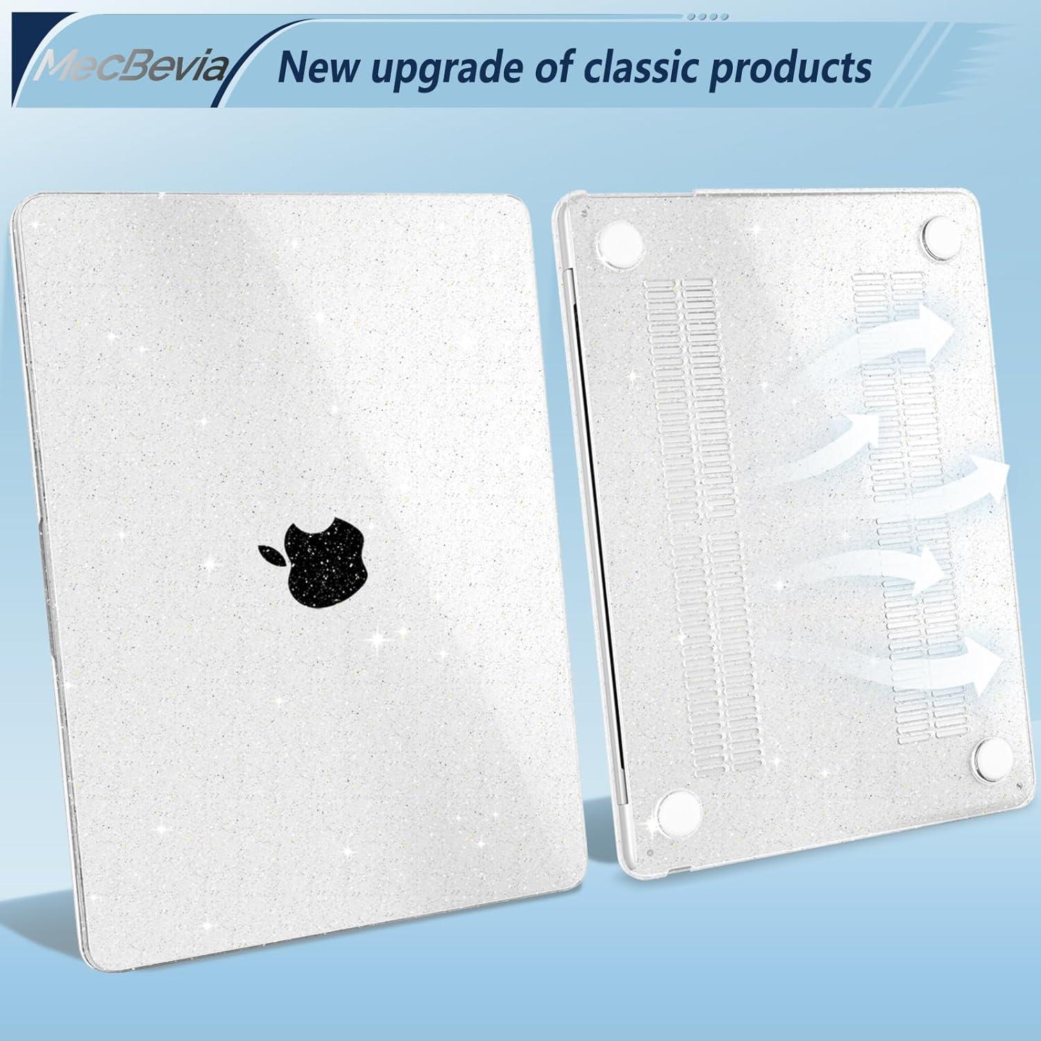 Funda MecBevia para MacBook Air 13.6" M4/M3/M2 - Transparente