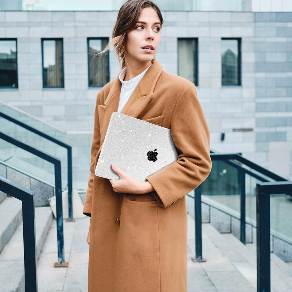 Funda MecBevia para MacBook Air 13.6" M4/M3/M2 - Transparente