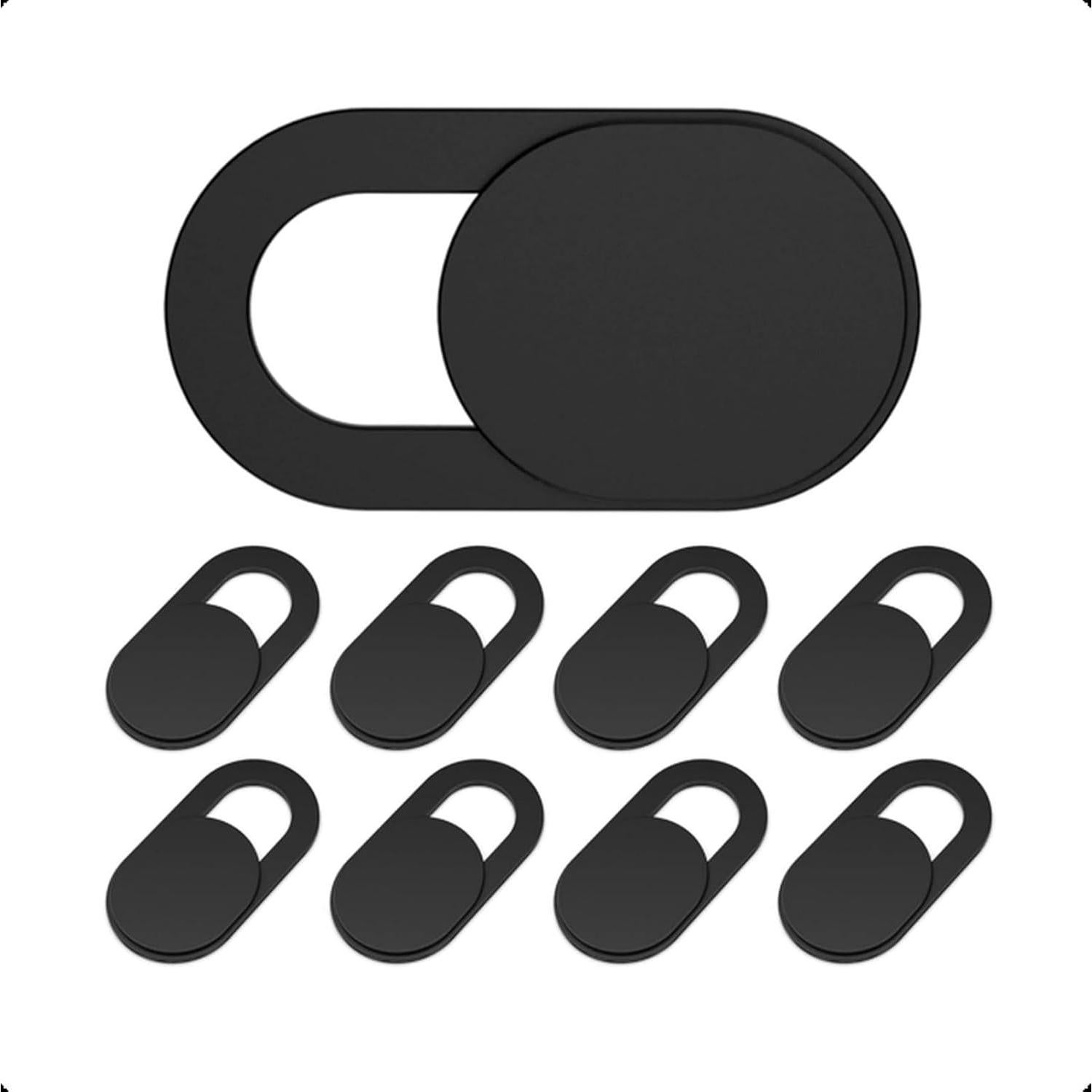 10 Piezas Cubierta Deslizante de Cámara Laptop Ksheria Negra