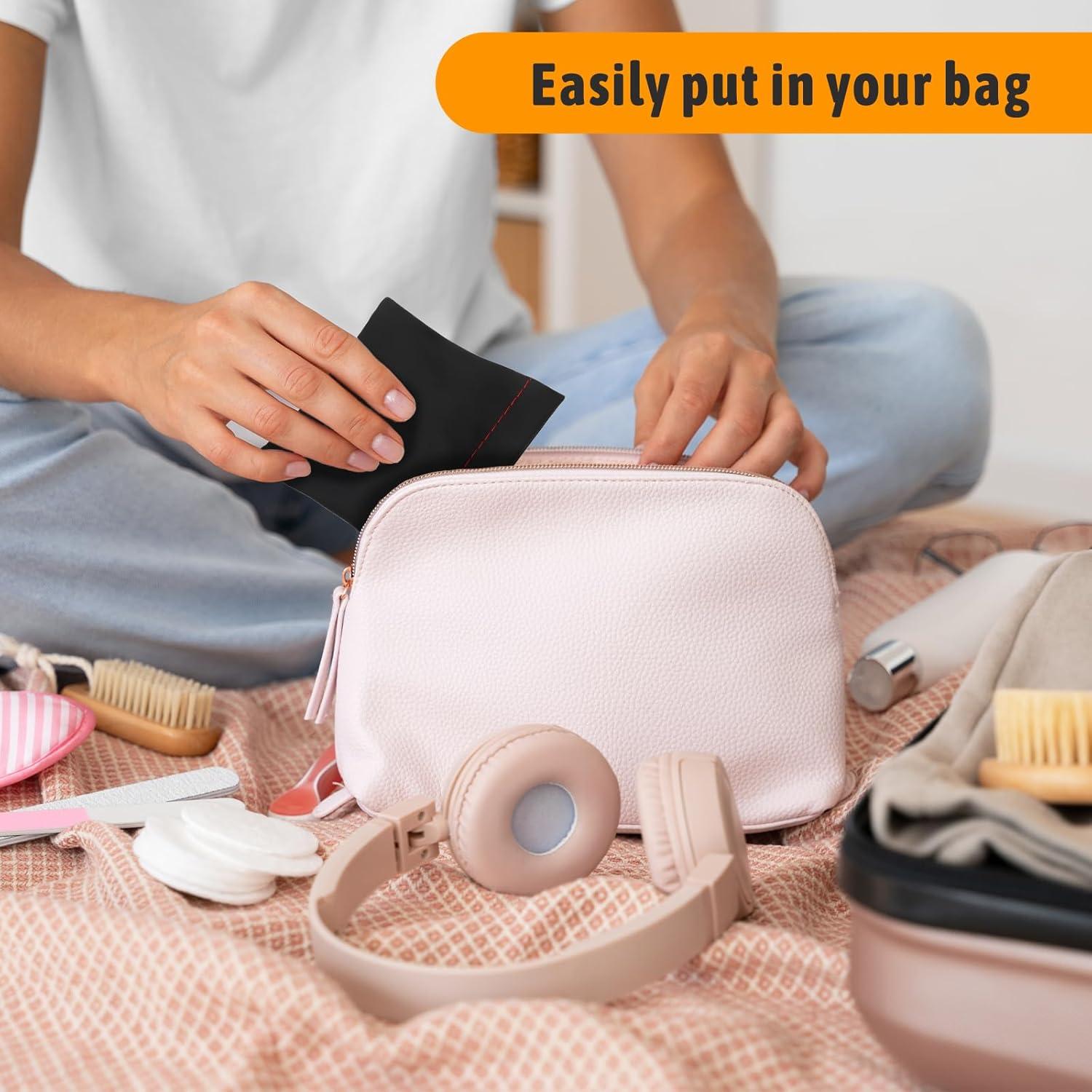 Bolsa de Almacenamiento de Auriculares 6 PCS Hpmjz Negra