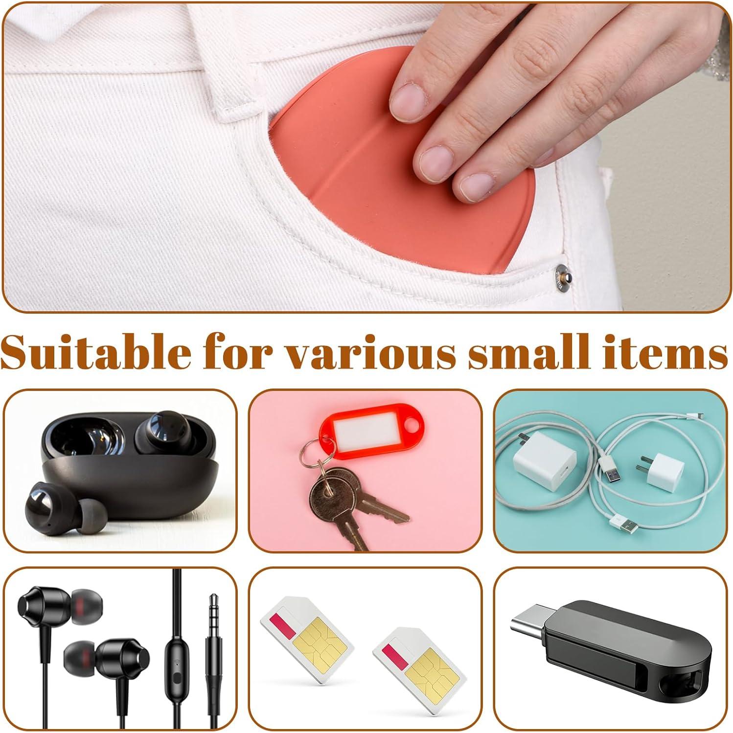 4 Fundas de Silicona para Auriculares Tweruna - Rojo y Marrón