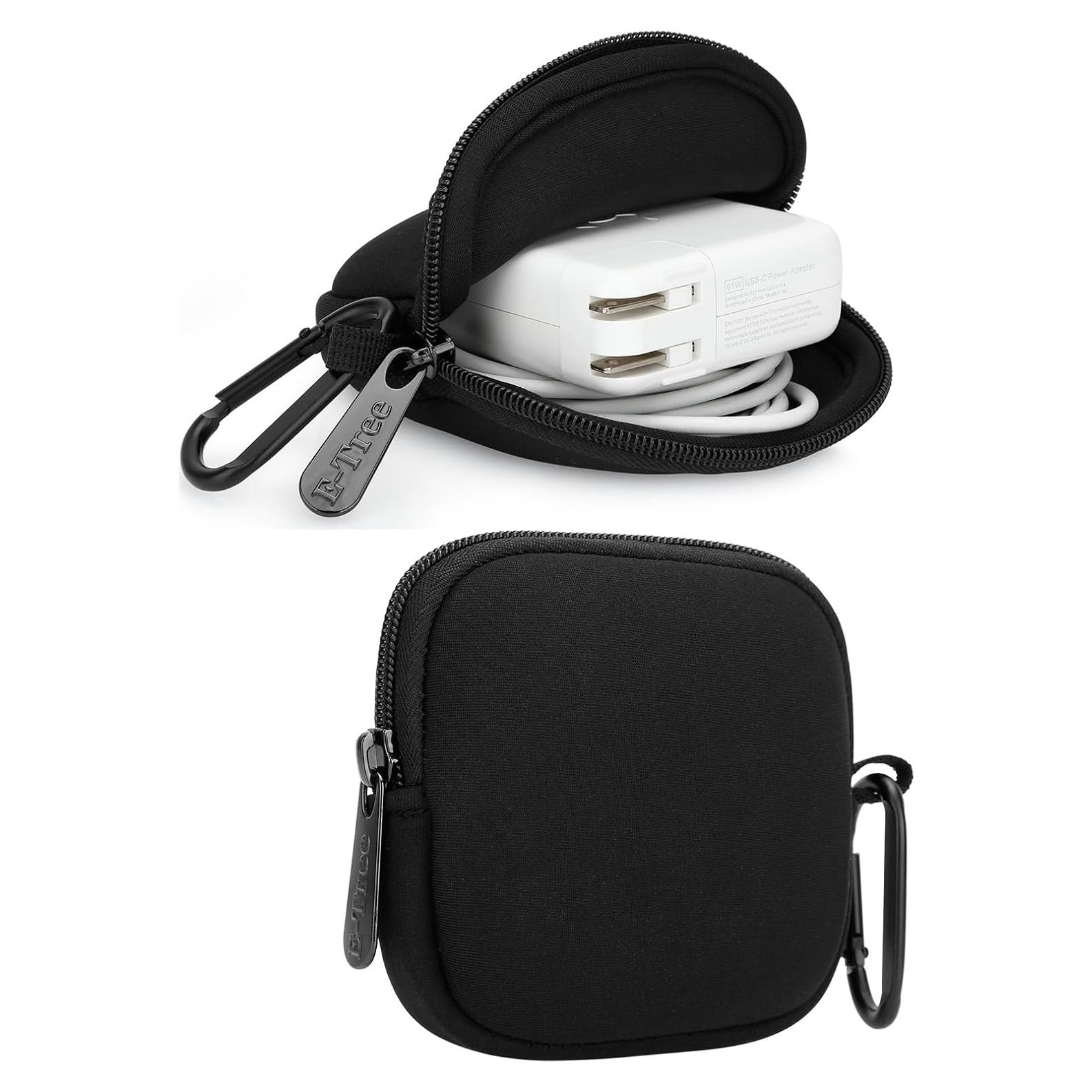 E-Tree 2 Piezas Mini Bolsa Neopreno Organizador Accesorios