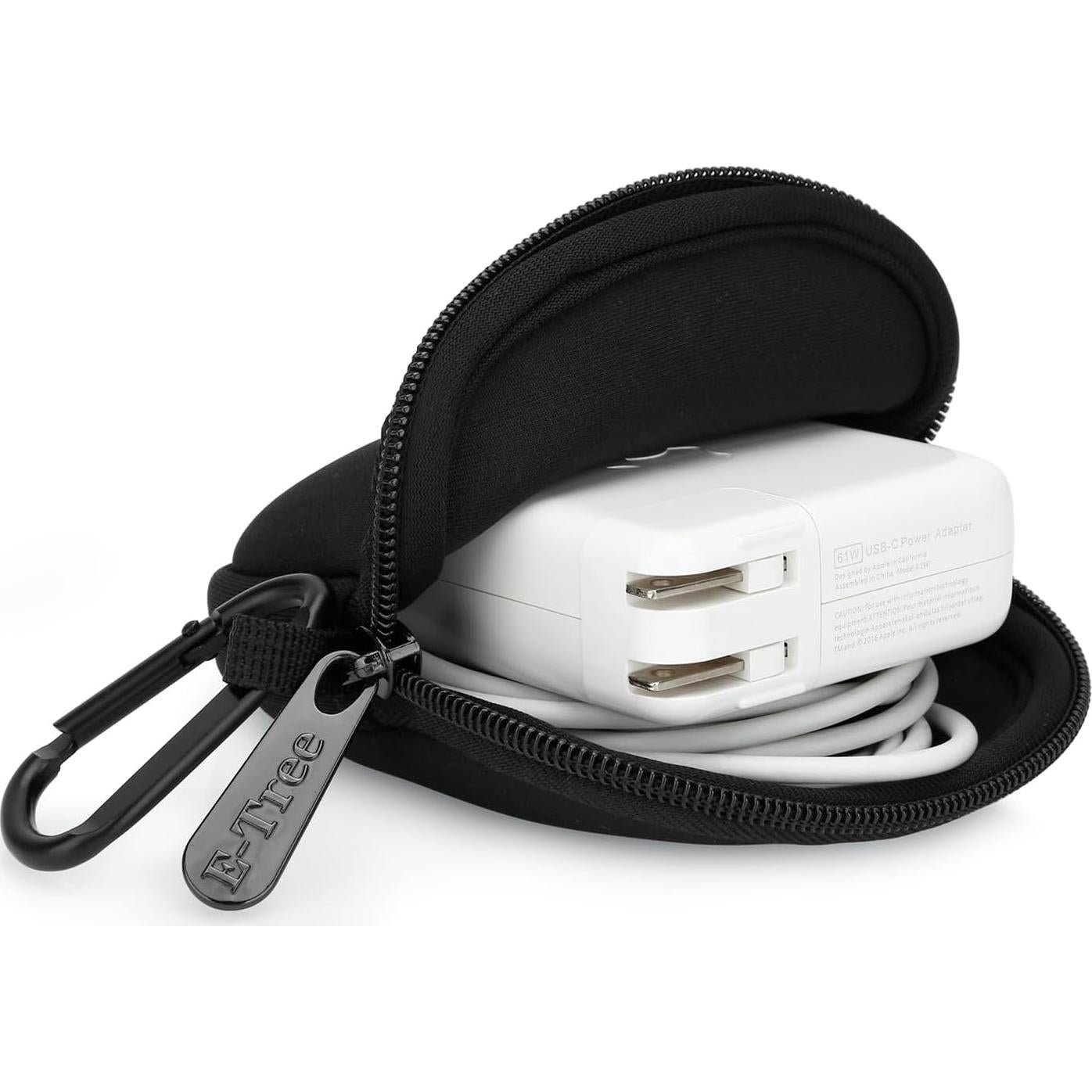 E-Tree 2 Piezas Mini Bolsa Neopreno Organizador Accesorios