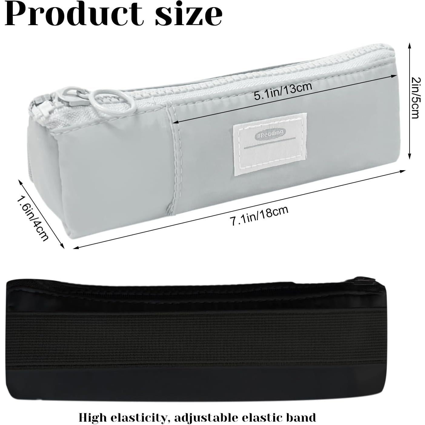 Organizador de Lectura KKONHII 2PCS Bolsa Doble Capa 4.1x5.1cm