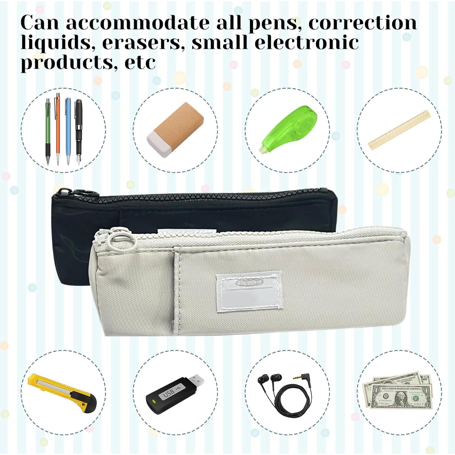 Organizador de Lectura KKONHII 2PCS Bolsa Doble Capa 4.1x5.1cm