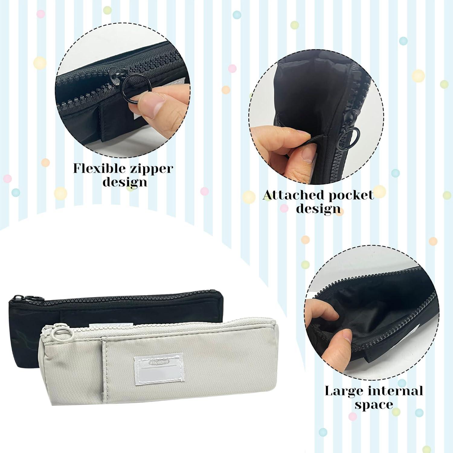 Organizador de Lectura KKONHII 2PCS Bolsa Doble Capa 4.1x5.1cm