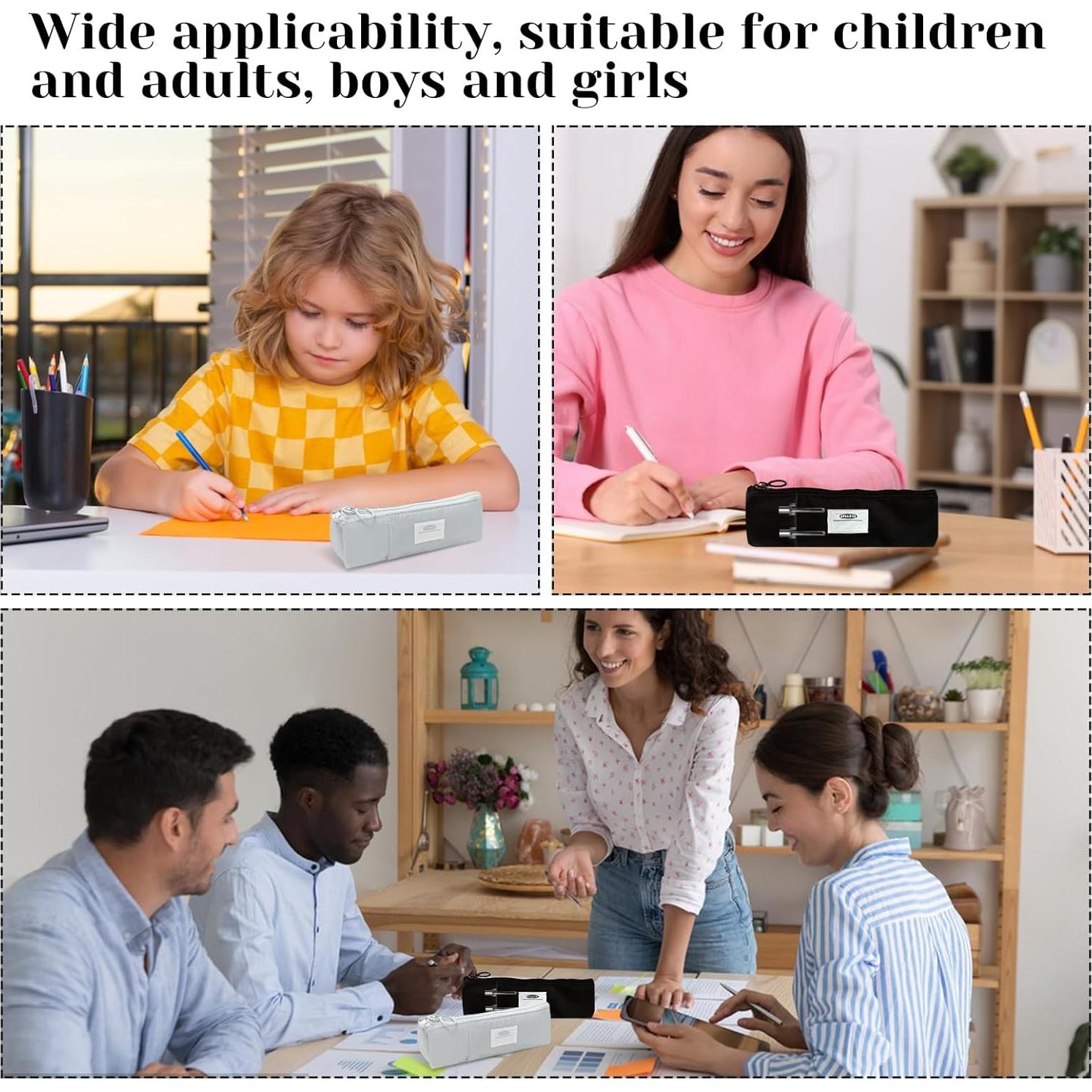 Organizador de Lectura KKONHII 2PCS Bolsa Doble Capa 4.1x5.1cm