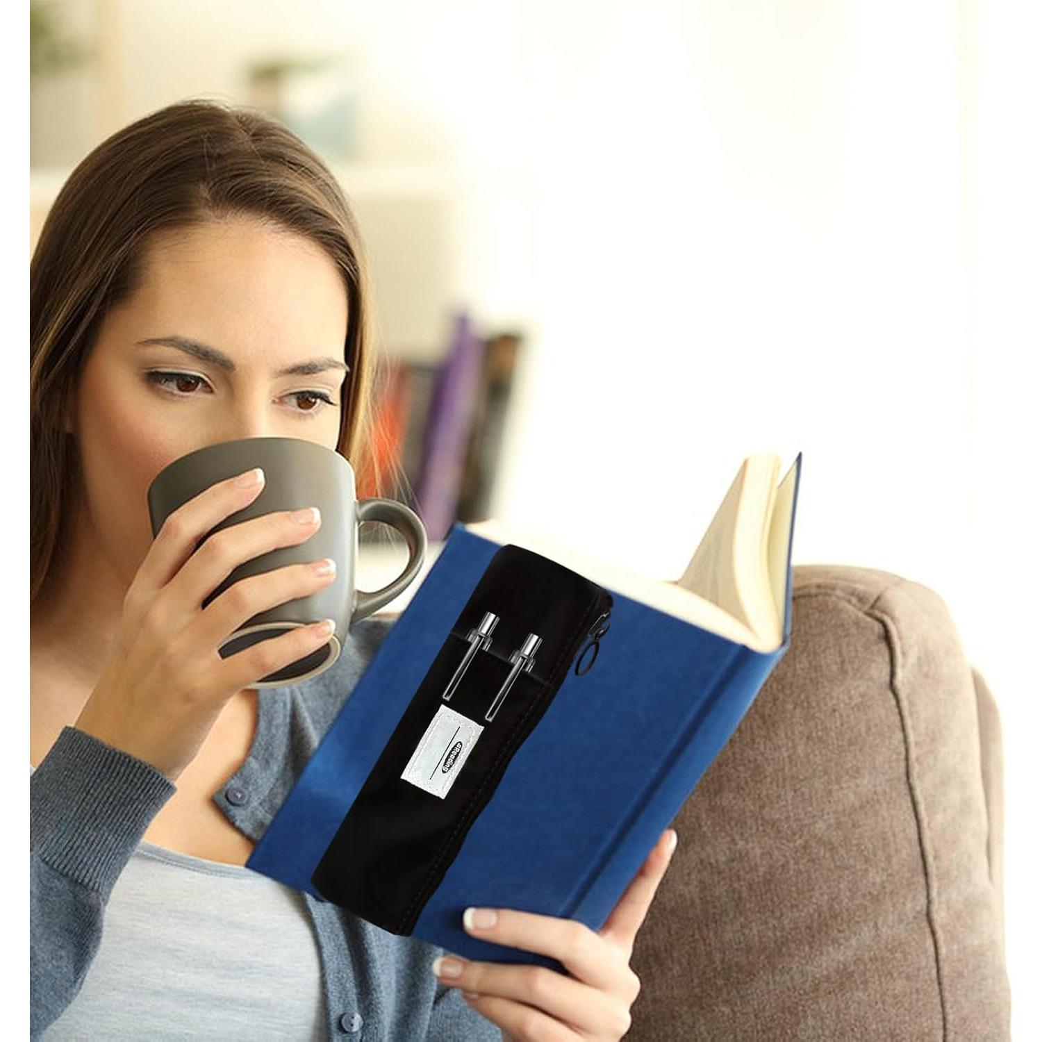 Organizador de Lectura KKONHII 2PCS Bolsa Doble Capa 4.1x5.1cm