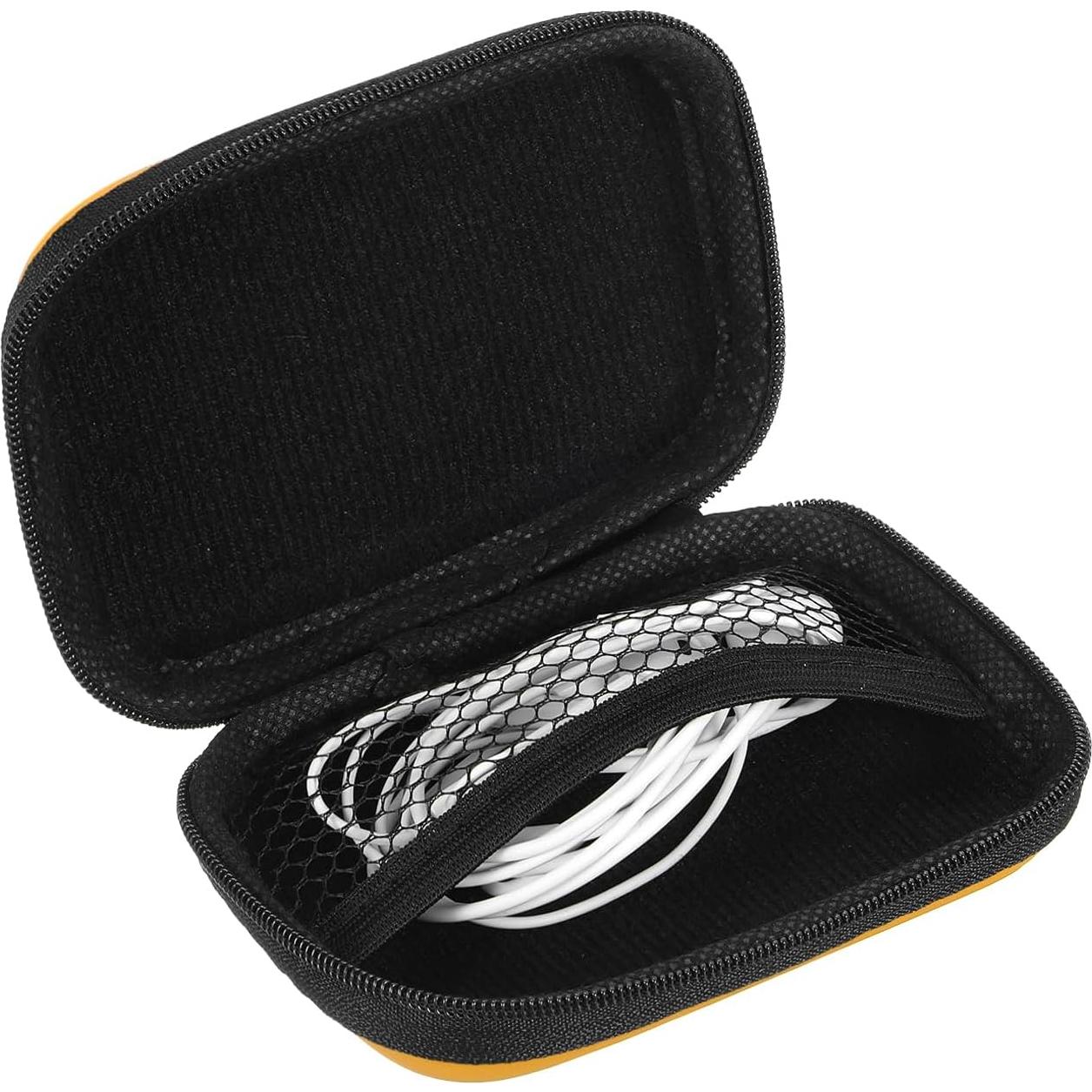 Funda para Auriculares HARFINGTON Amarilla EVA Organizador