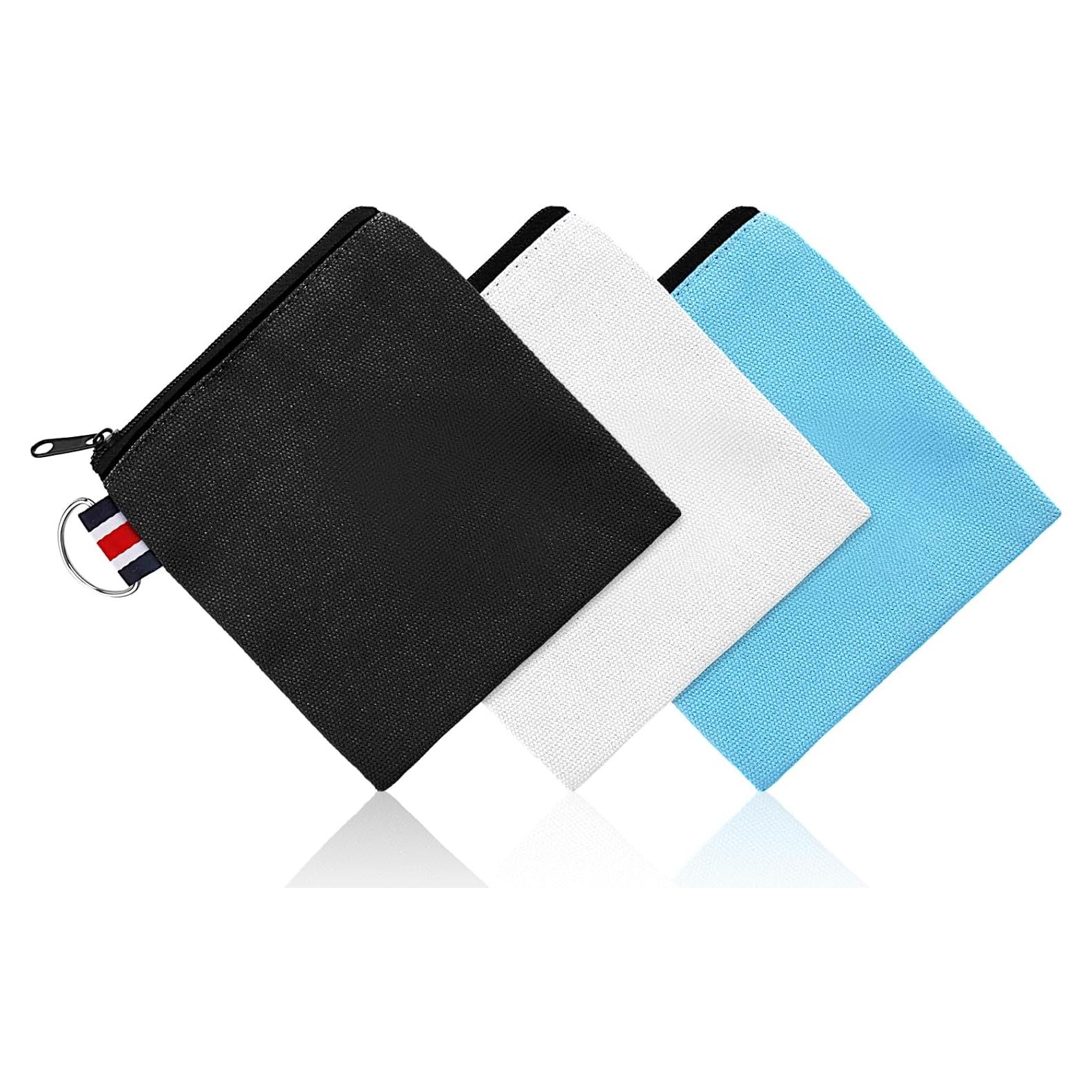 Paquete de 3 Bolsas de Lona Pequeñas con Cierre CZMZHFC