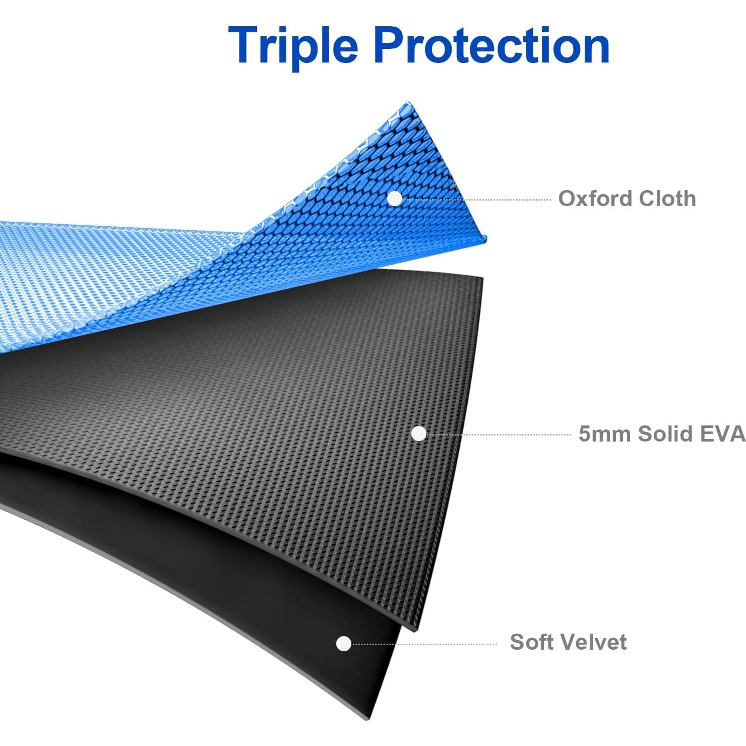 Funda de Transporte AGPTEK EVA Azul para Gadgets Electrónicos