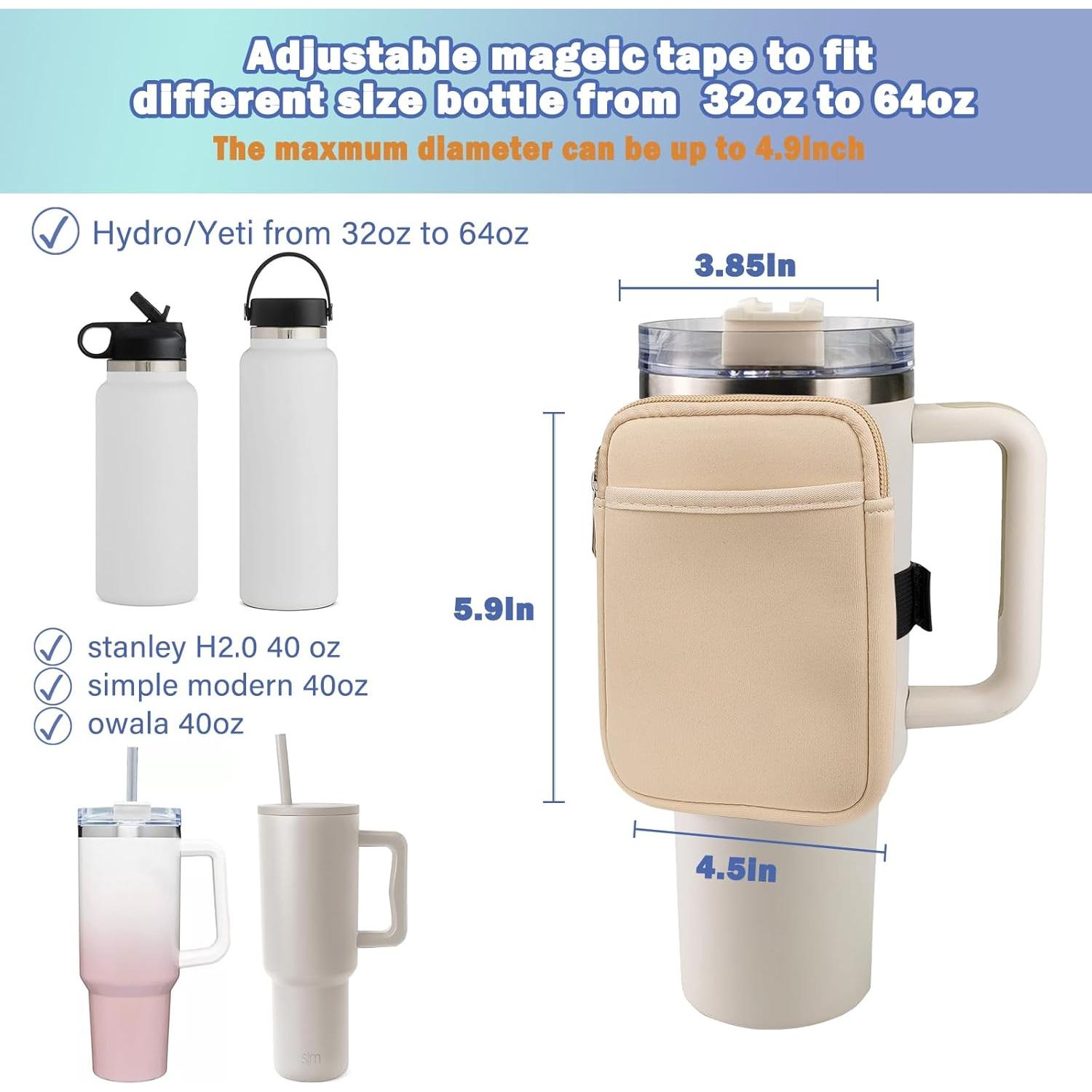 Funda para Botella de Agua HEYSKAY Verde Neopreno 20-40oz