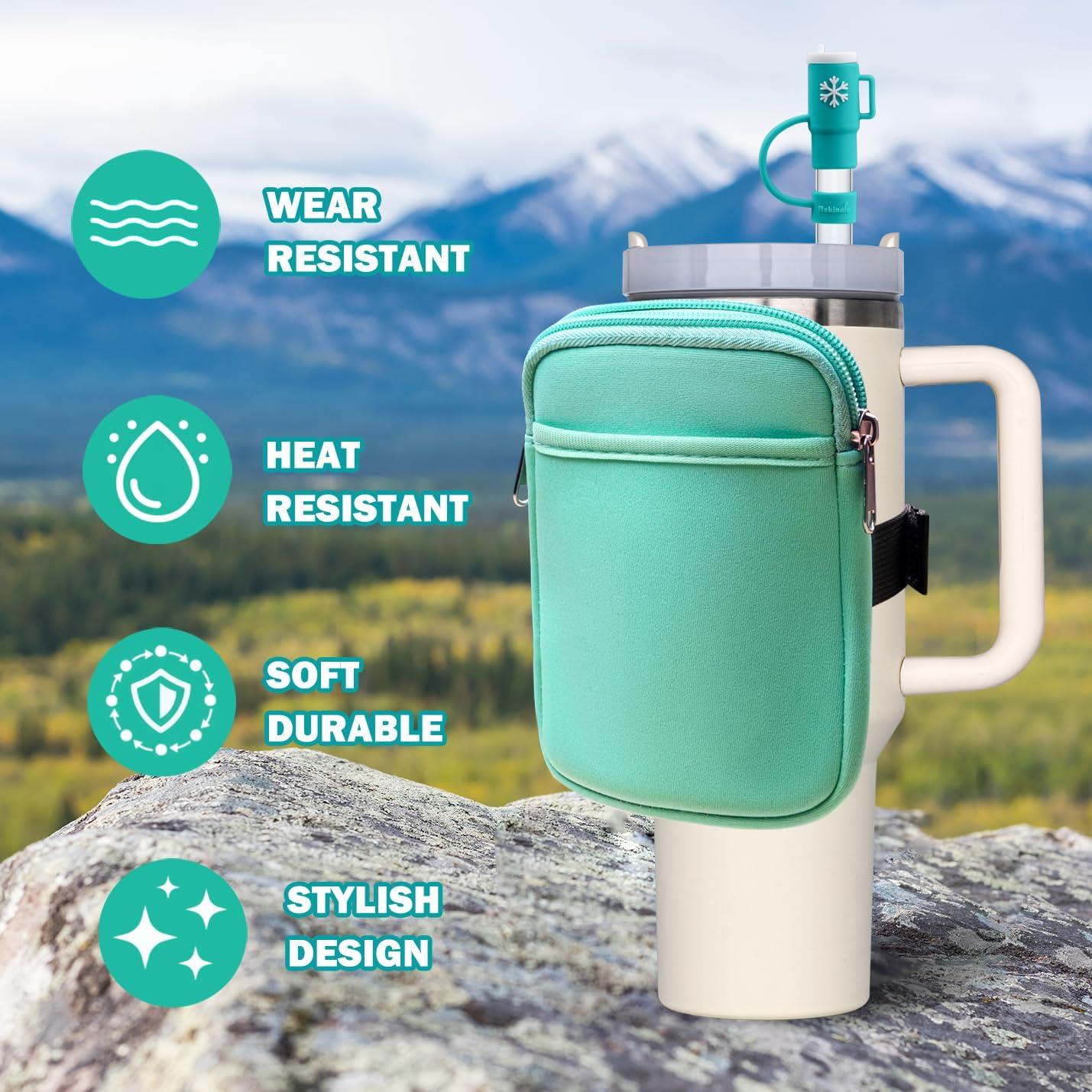 Funda para Botella de Agua HEYSKAY Verde Neopreno 20-40oz