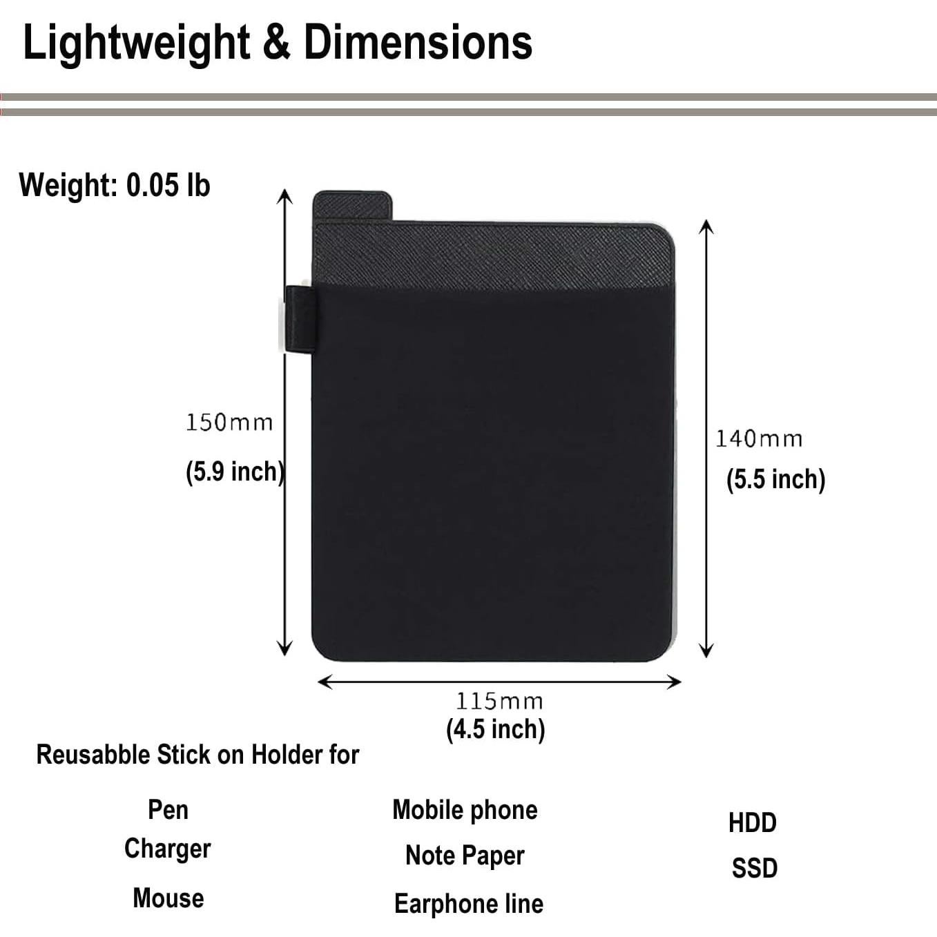 Funda Adhesiva para Disco Duro Externo ZSHMJMJ 15x11.5cm