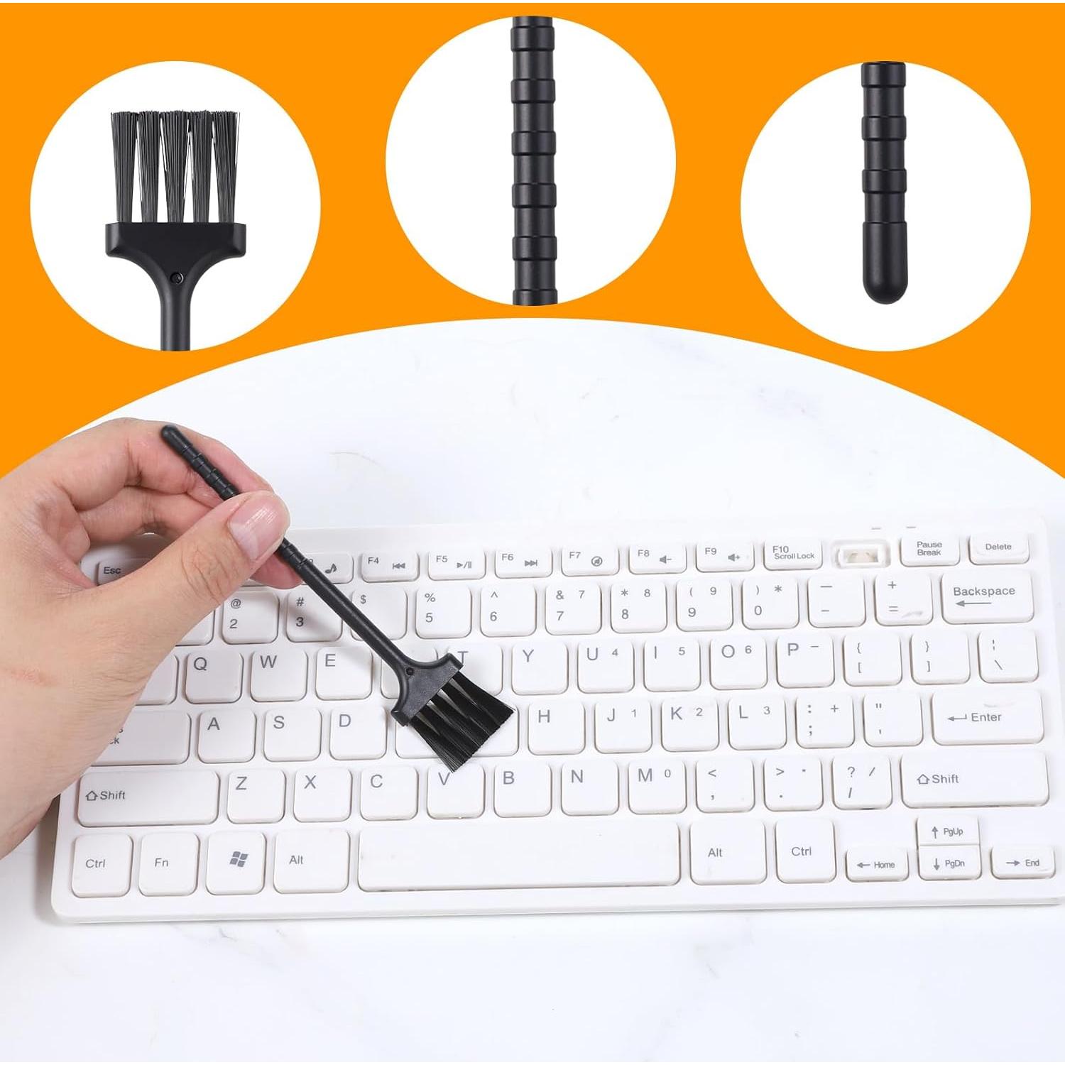 Kit de 10 Cepillos de Limpieza para Teclado Bewudy