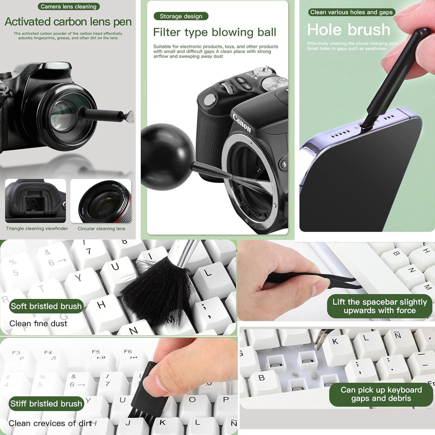 Kit de Limpieza Multifuncional Disscool 19 en 1 para Electrónicos