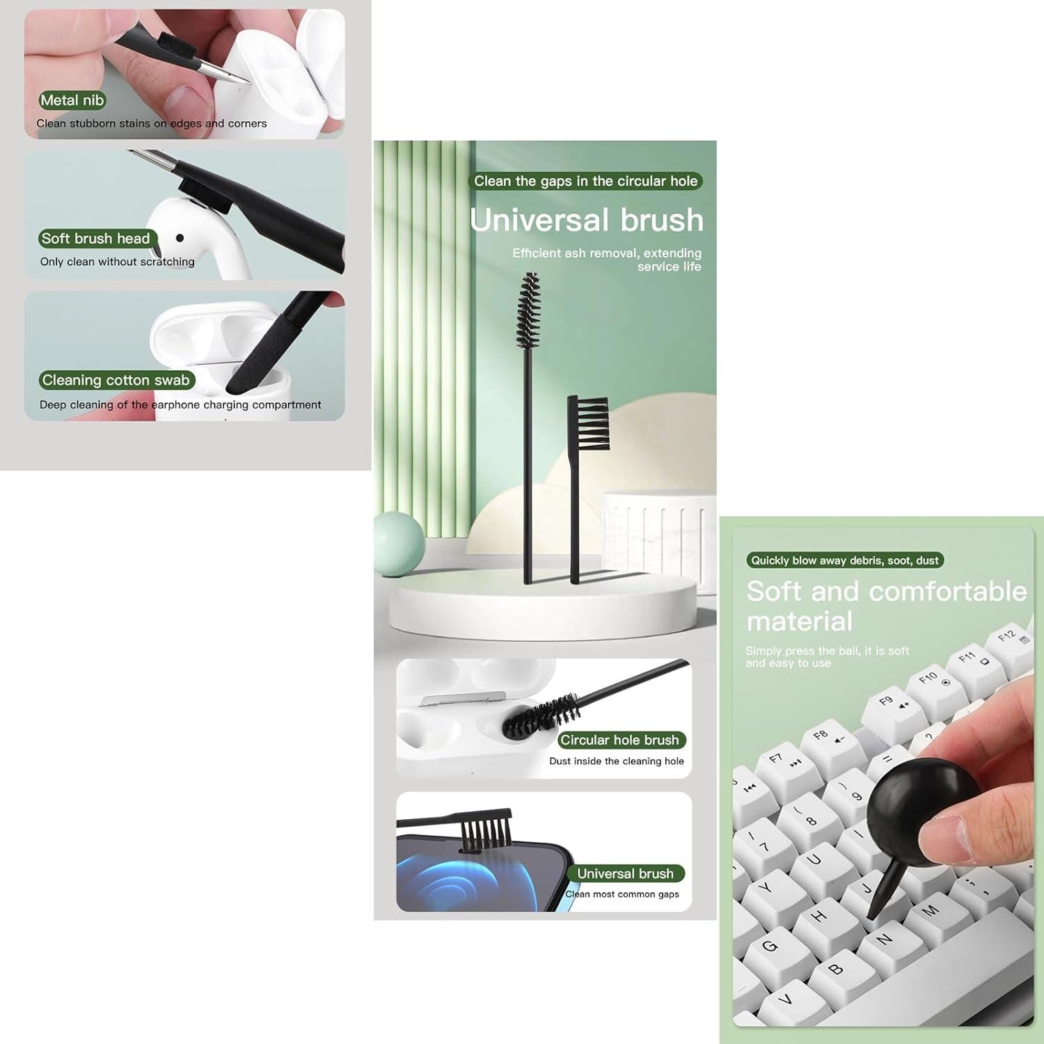 Kit de Limpieza Multifuncional Disscool 19 en 1 para Electrónicos