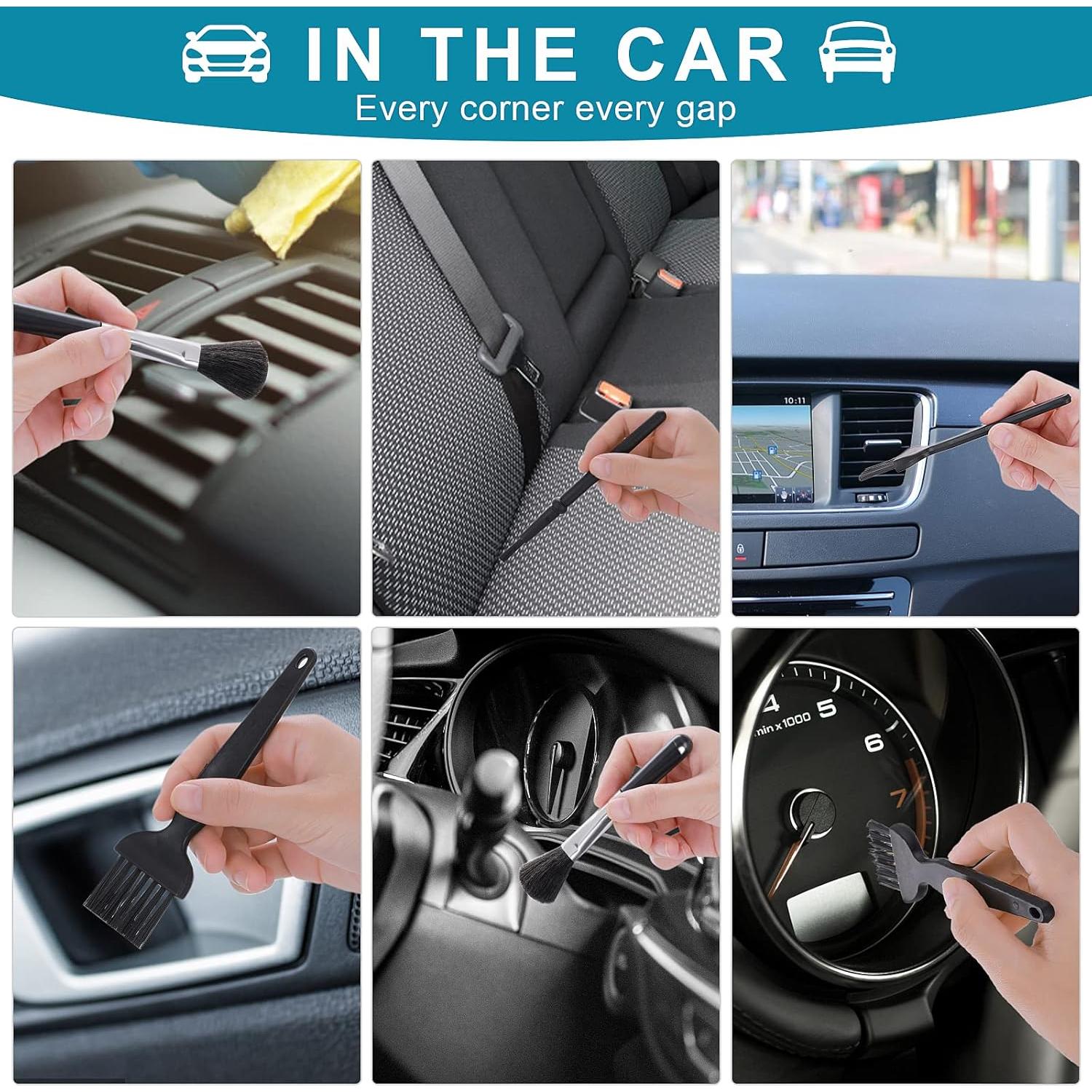 TIESOME Set de 7 Cepillos Antiestáticos para Limpieza