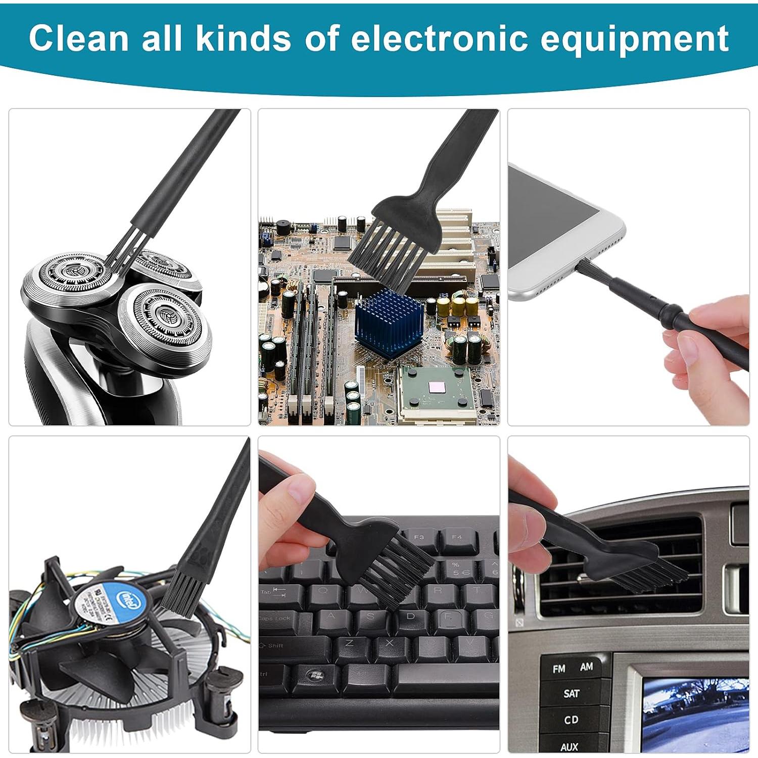 TIESOME Set de 7 Cepillos Antiestáticos para Limpieza