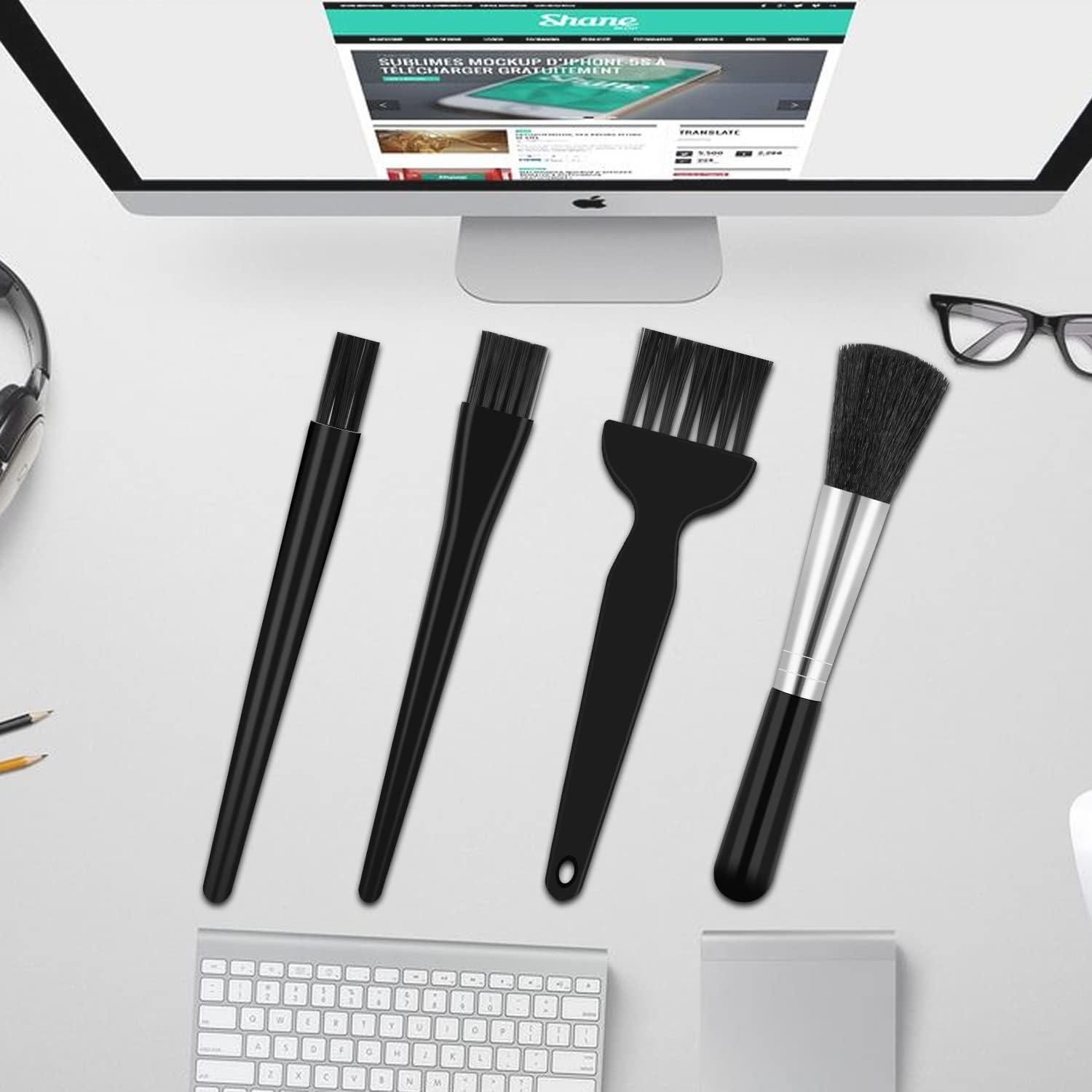 4 Cepillos Antiestáticos Dokpav para Limpieza de Teclados