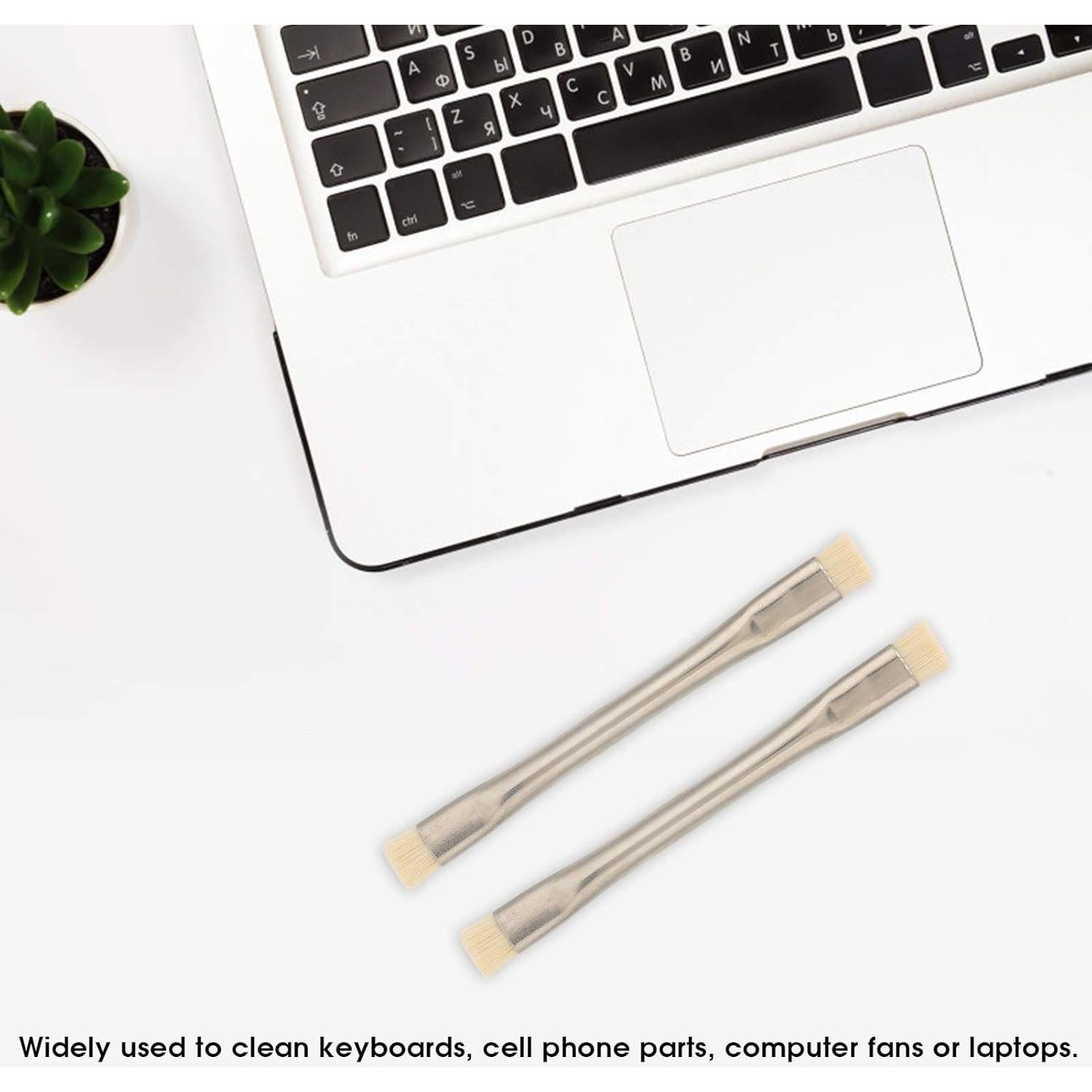 2 Pcs Cepillo Antiestático ESD ASHATA para Limpieza Electrónica