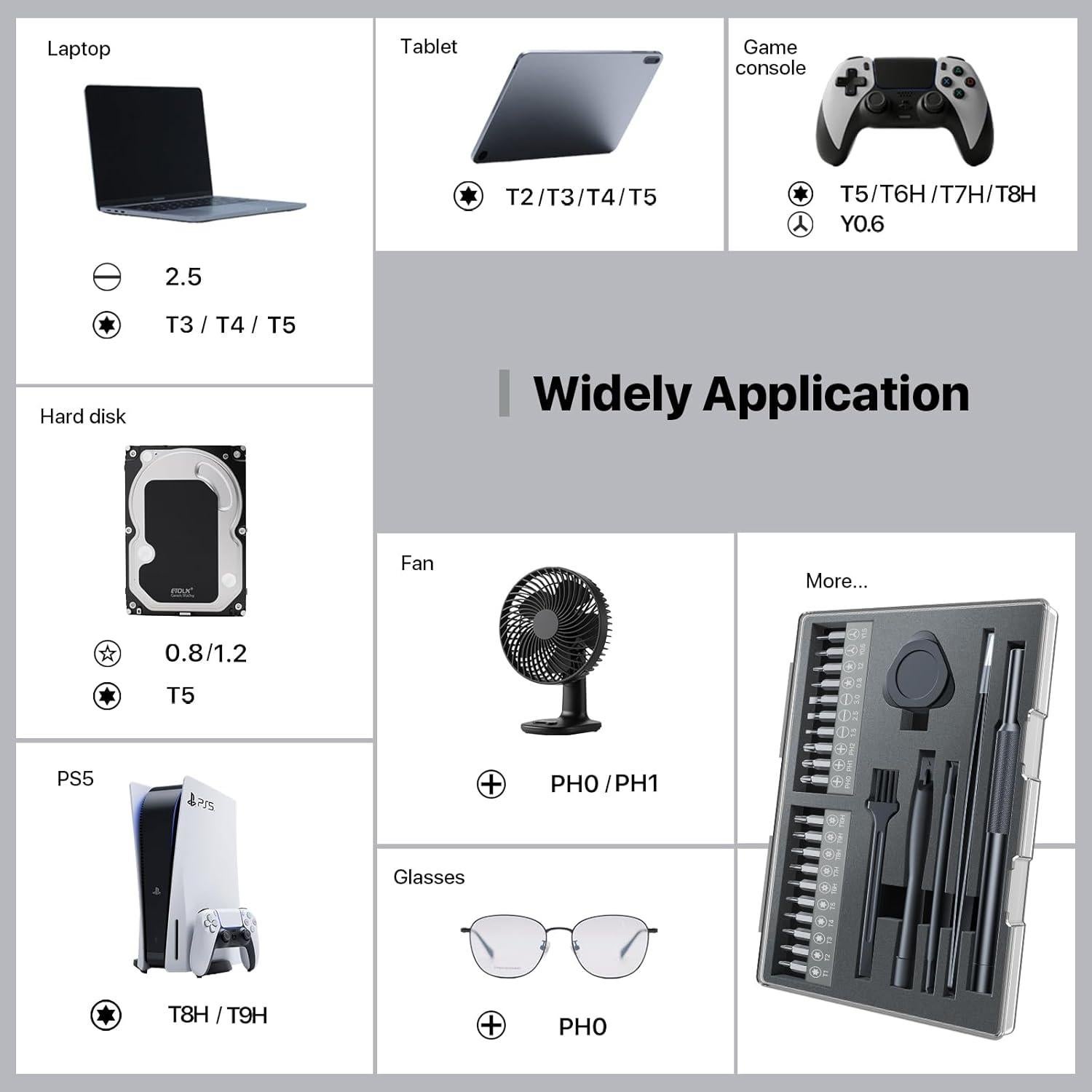 Juego de Destornilladores de Precisión AXTH 29 en 1