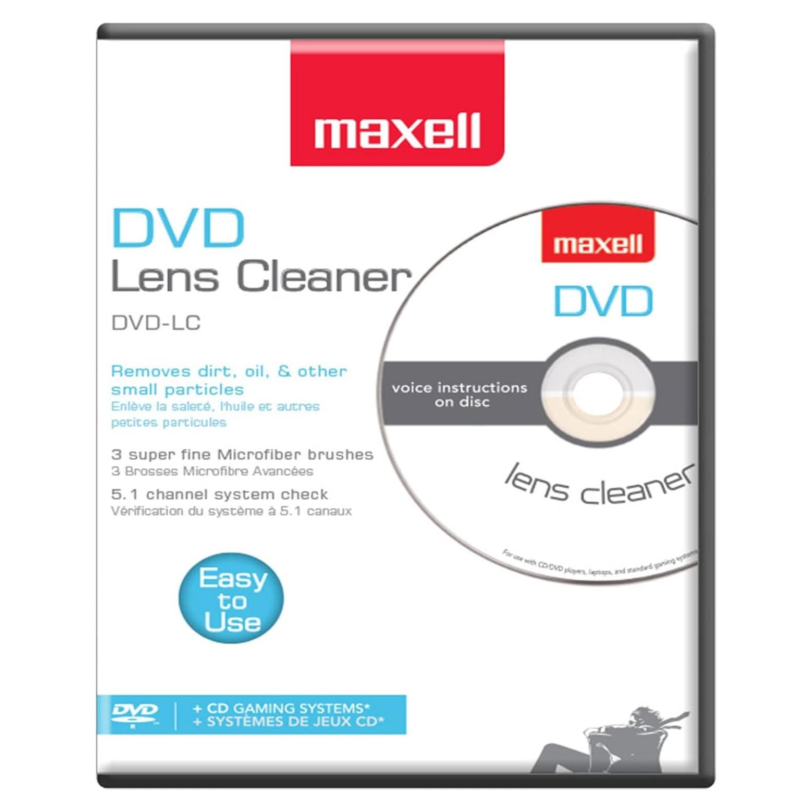 Limpiador de Lentes de DVD Maxell DVD-LC - Cepillo Thunderon