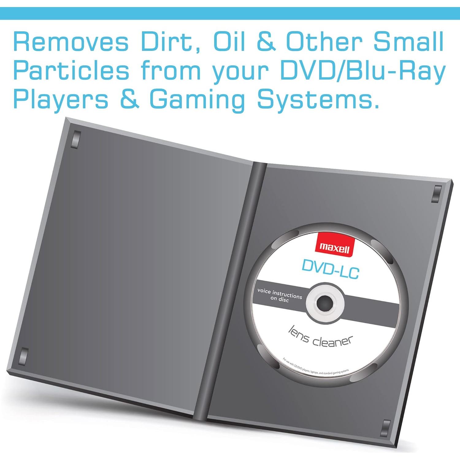 Limpiador de Lentes de DVD Maxell DVD-LC - Cepillo Thunderon