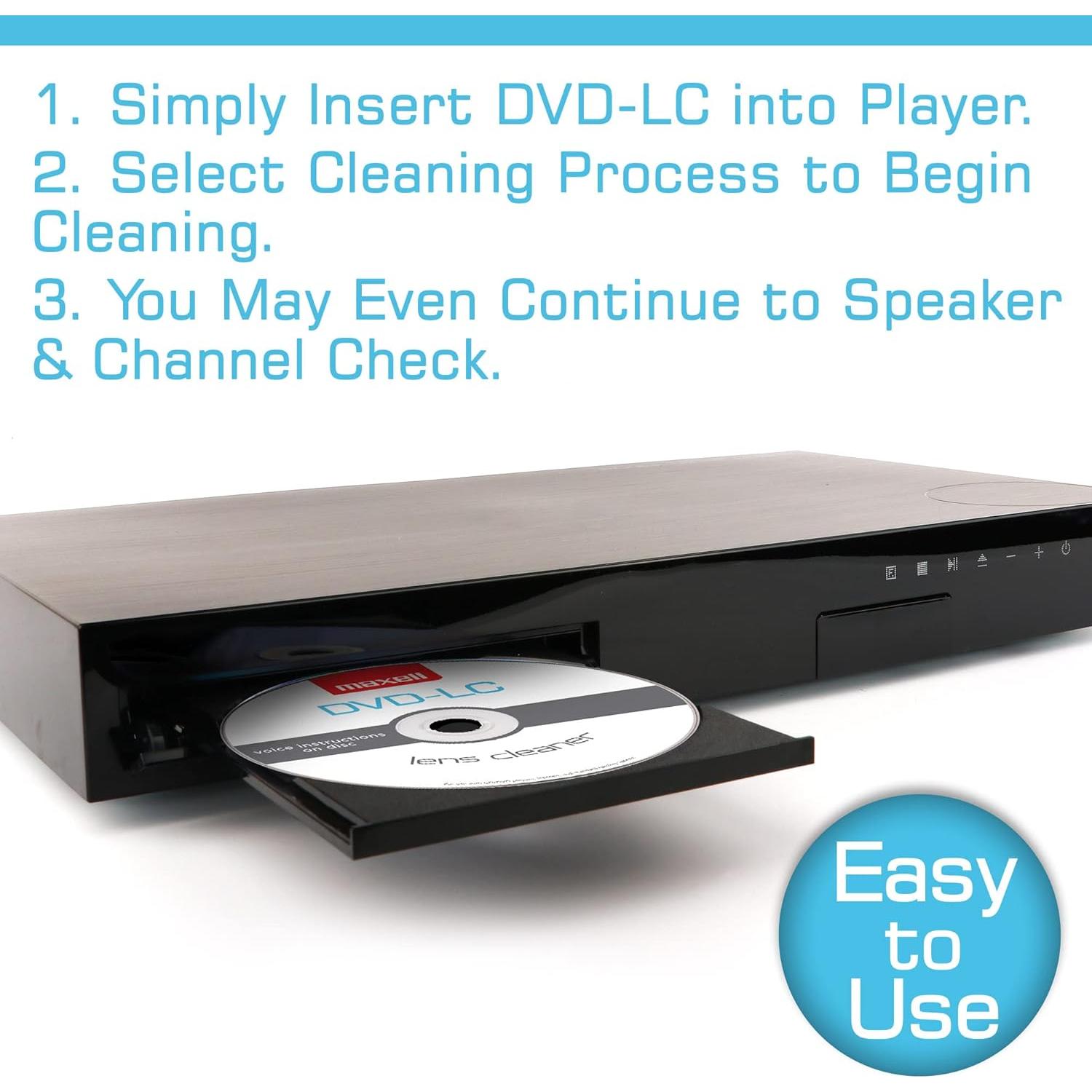 Limpiador de Lentes de DVD Maxell DVD-LC - Cepillo Thunderon