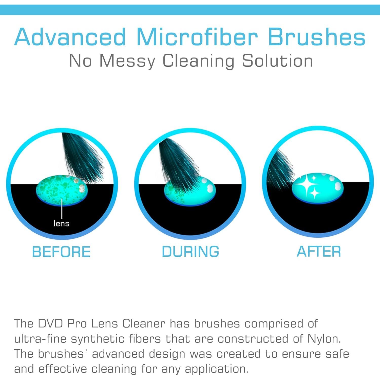 Limpiador de Lentes de DVD Maxell DVD-LC - Cepillo Thunderon