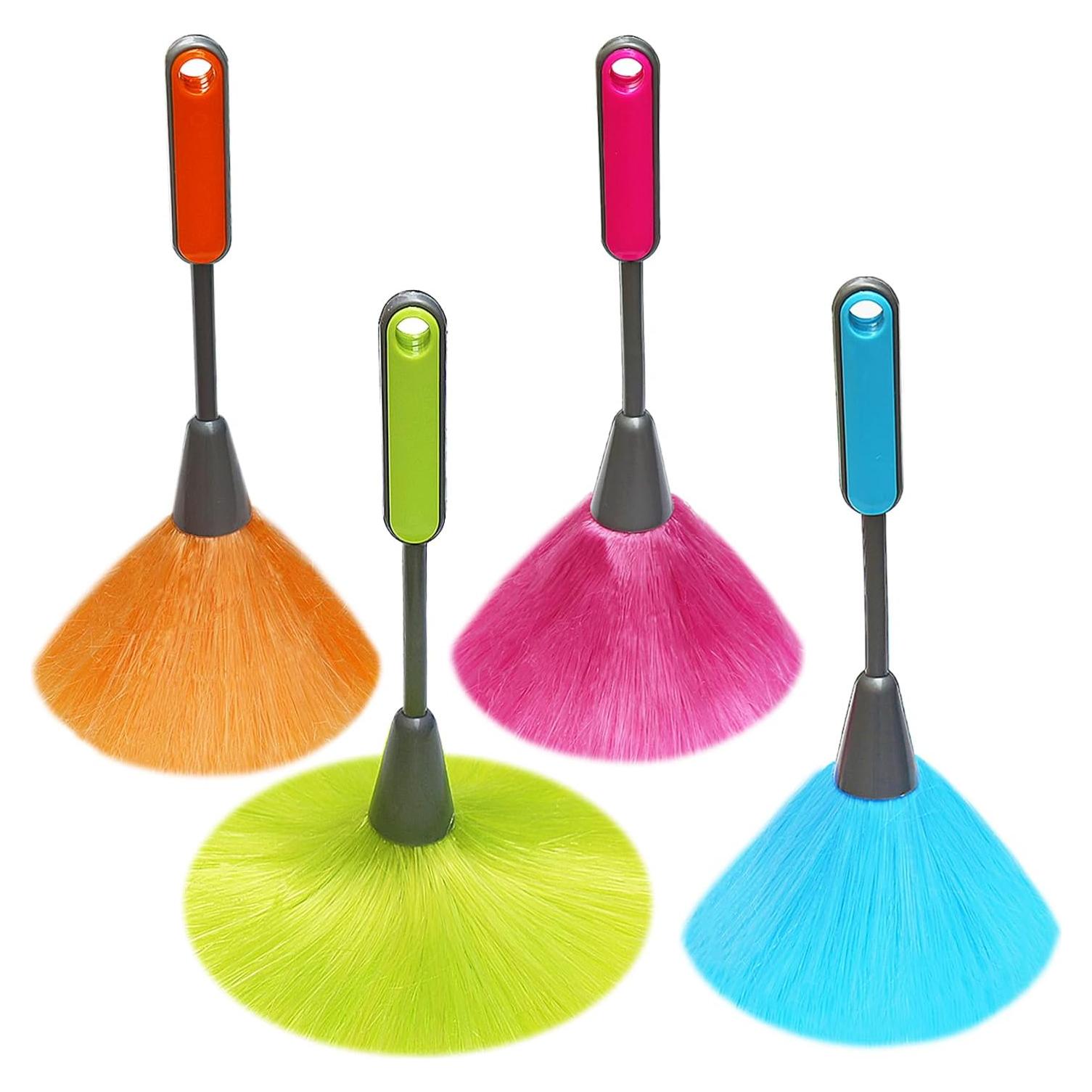 Paquete de 4 Plumeros de Microfibra BAIDOON 25.4 cm Colores