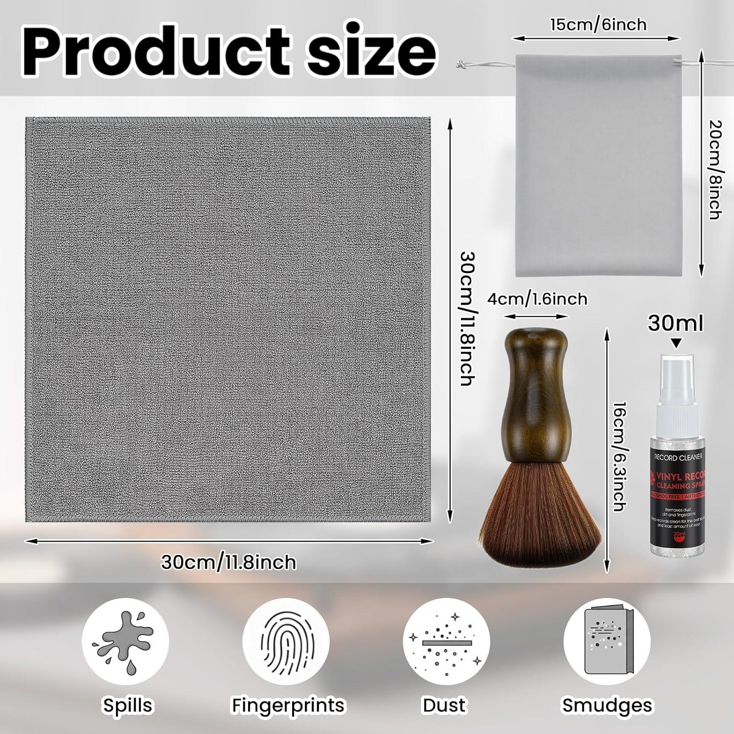 Kit de Limpieza de Discos de Vinilo Yiyiring 8 Piezas