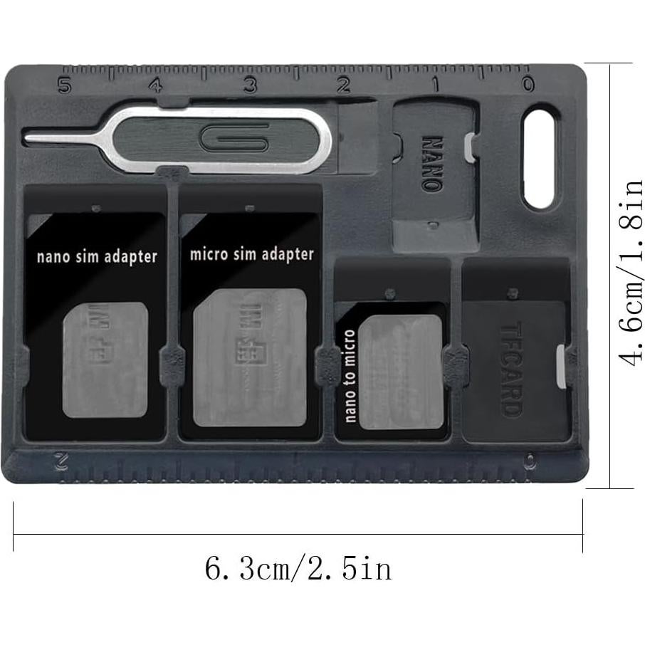 2 Soportes para Tarjetas SIM CKANDAY con Adaptadores y Pin